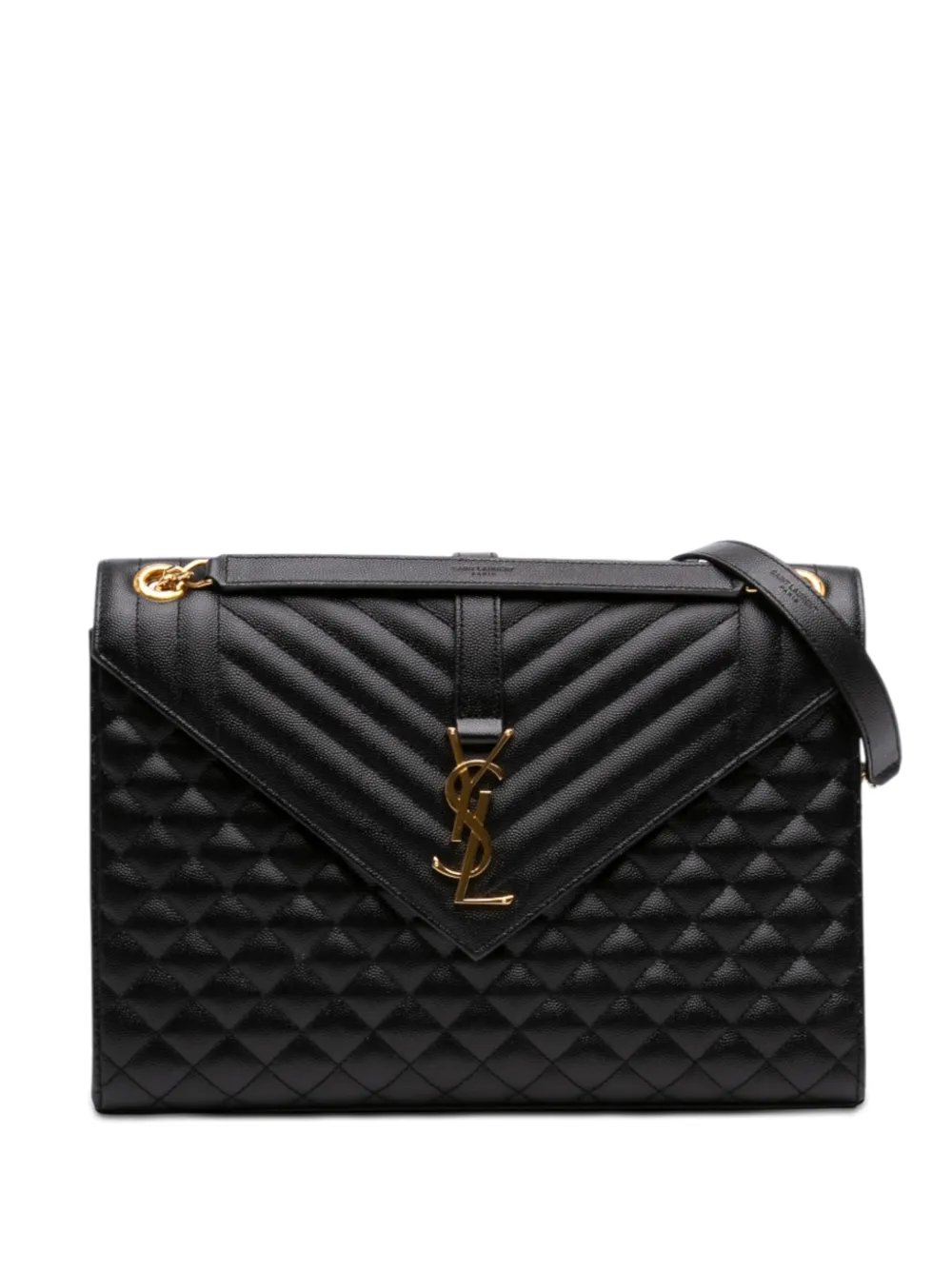 2018 Medium Grain De Poudre Triquilt Monogram Envelope Bag shoulder bag