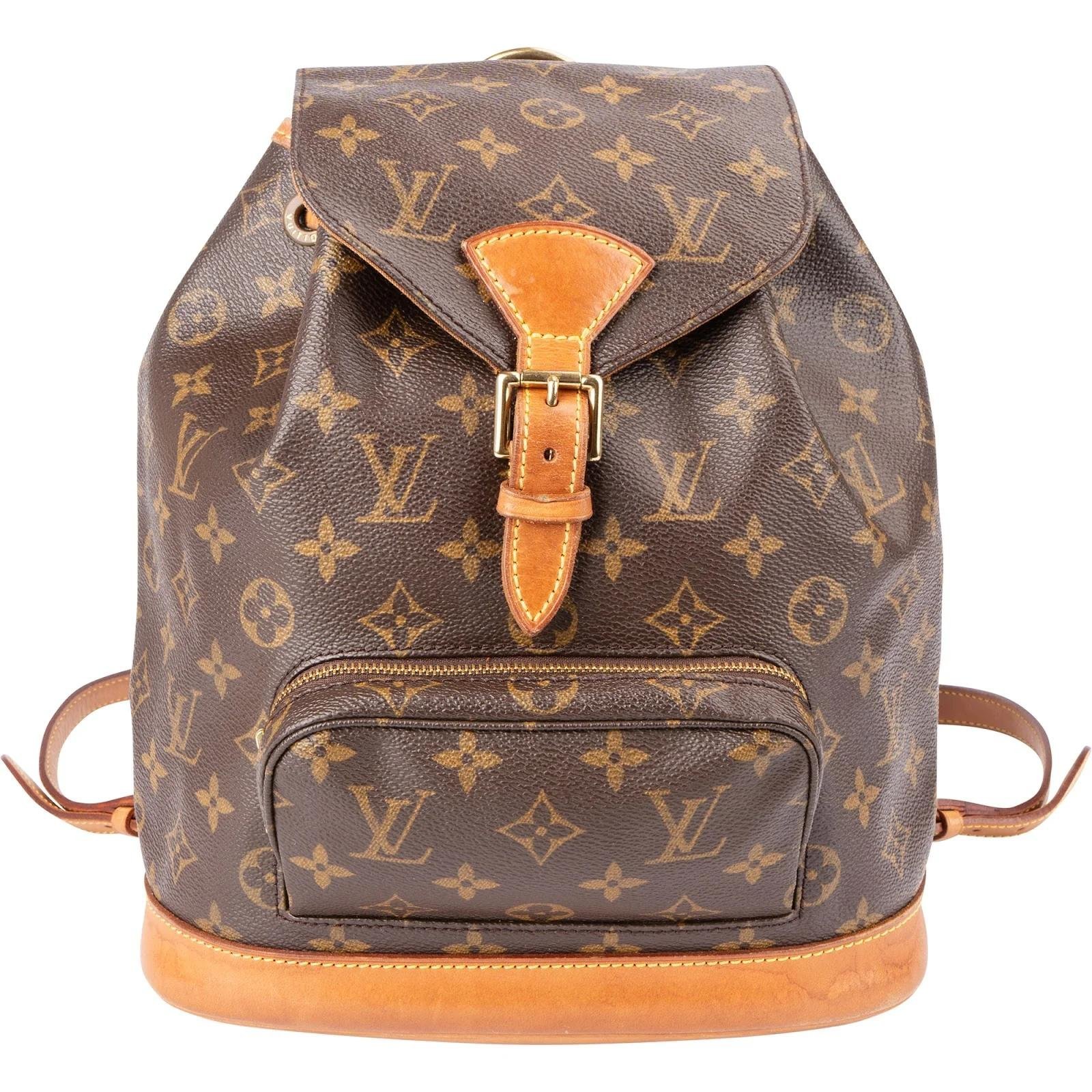Montsouris leather backpack