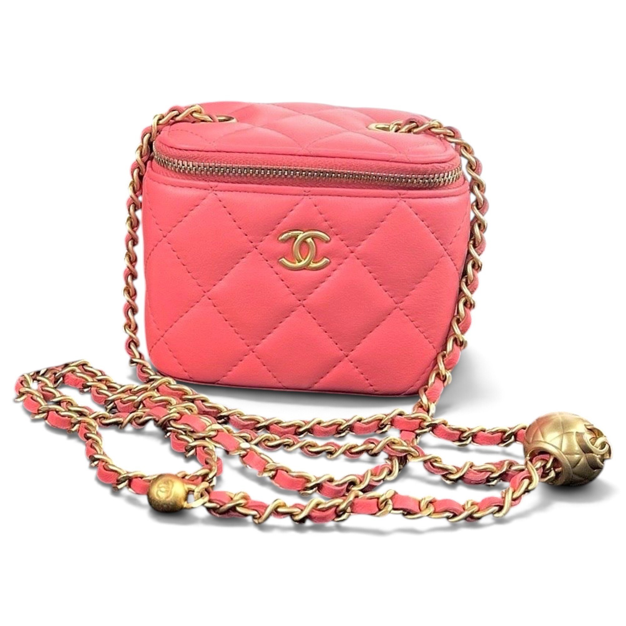 Vanity leather mini bag