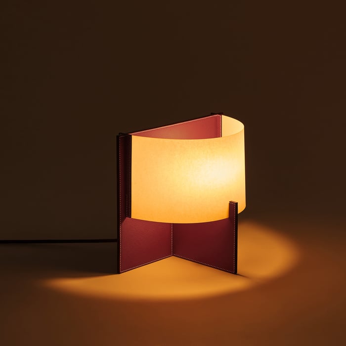 Rouge H Sarazine Table Lamp, Small Model