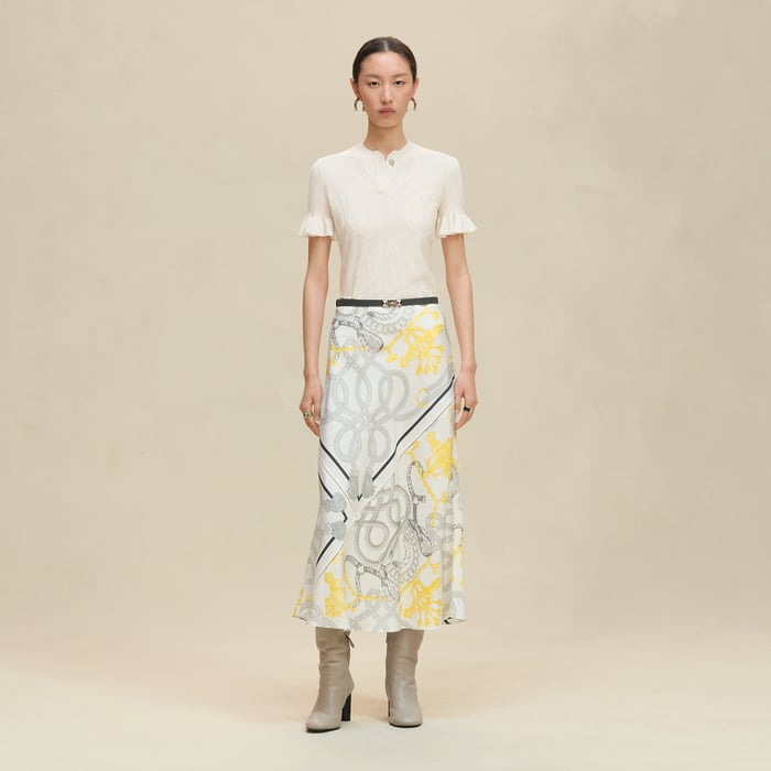 Blanc Naturel "Palefroi Remix" Short-sleeve Sweater