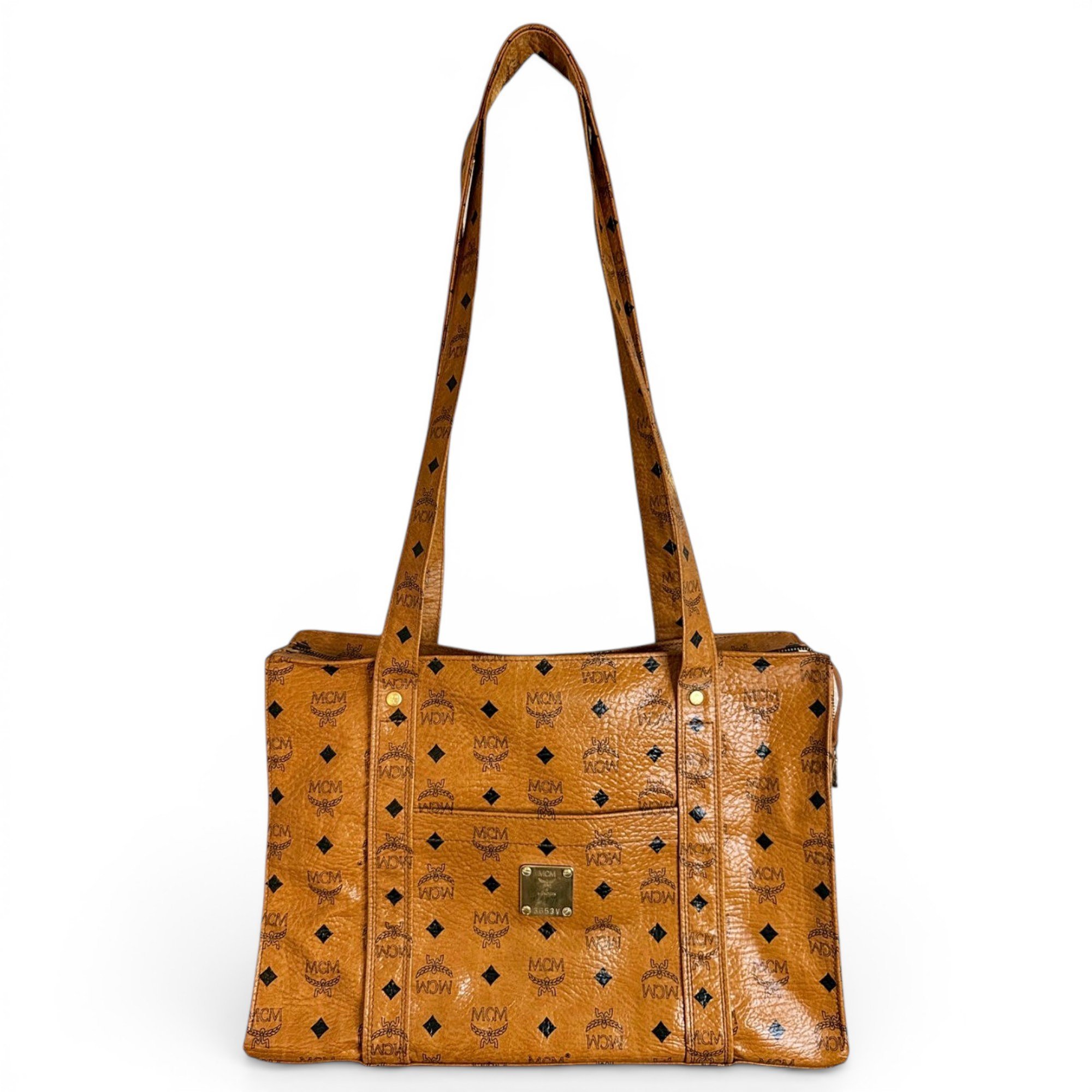 Leather tote