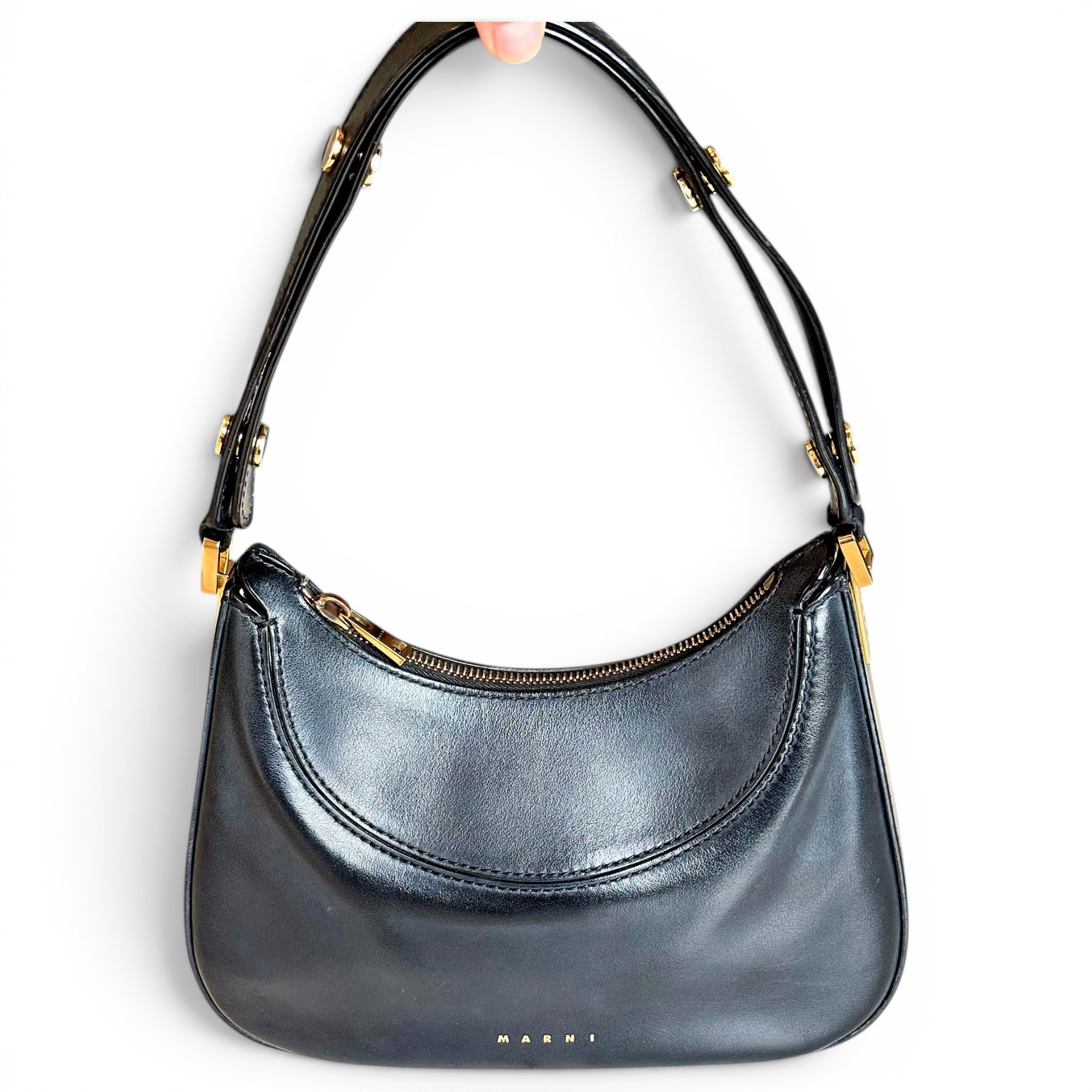 Leather handbag