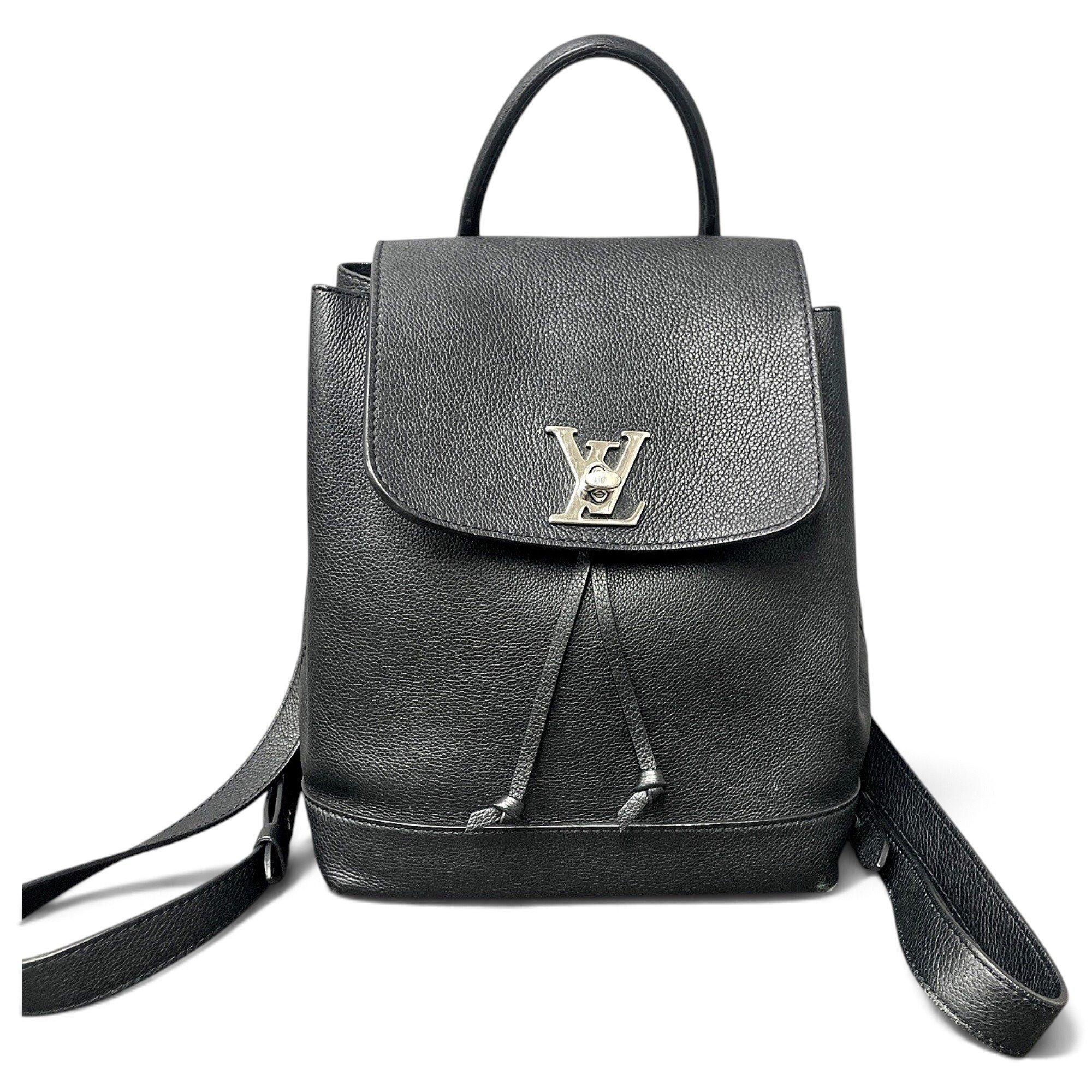 Lockme leather backpack
