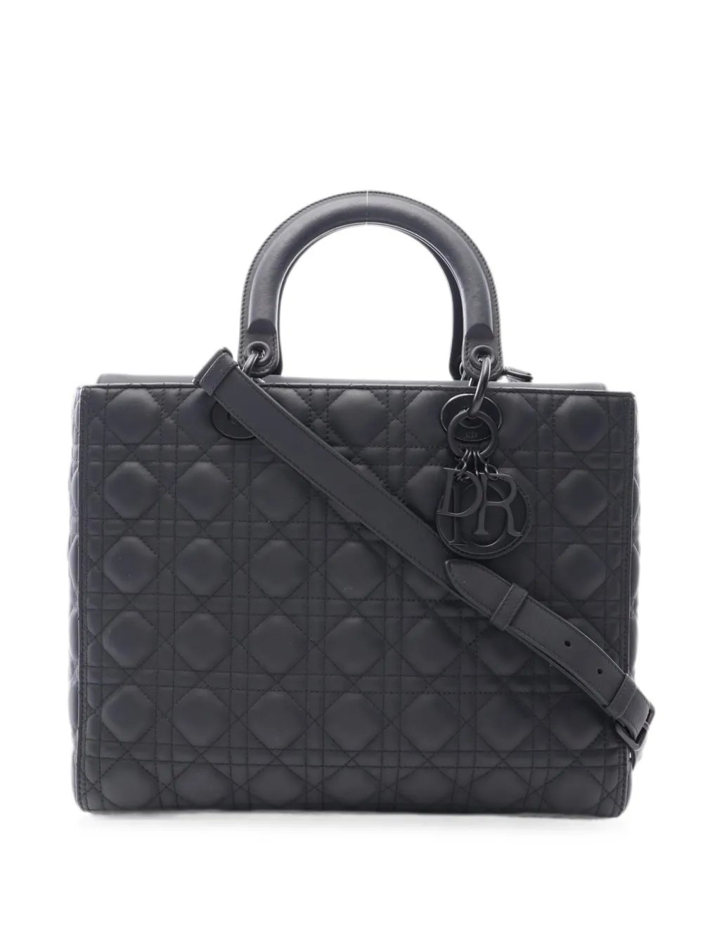 2010s Lady Dior Cannage tote bag