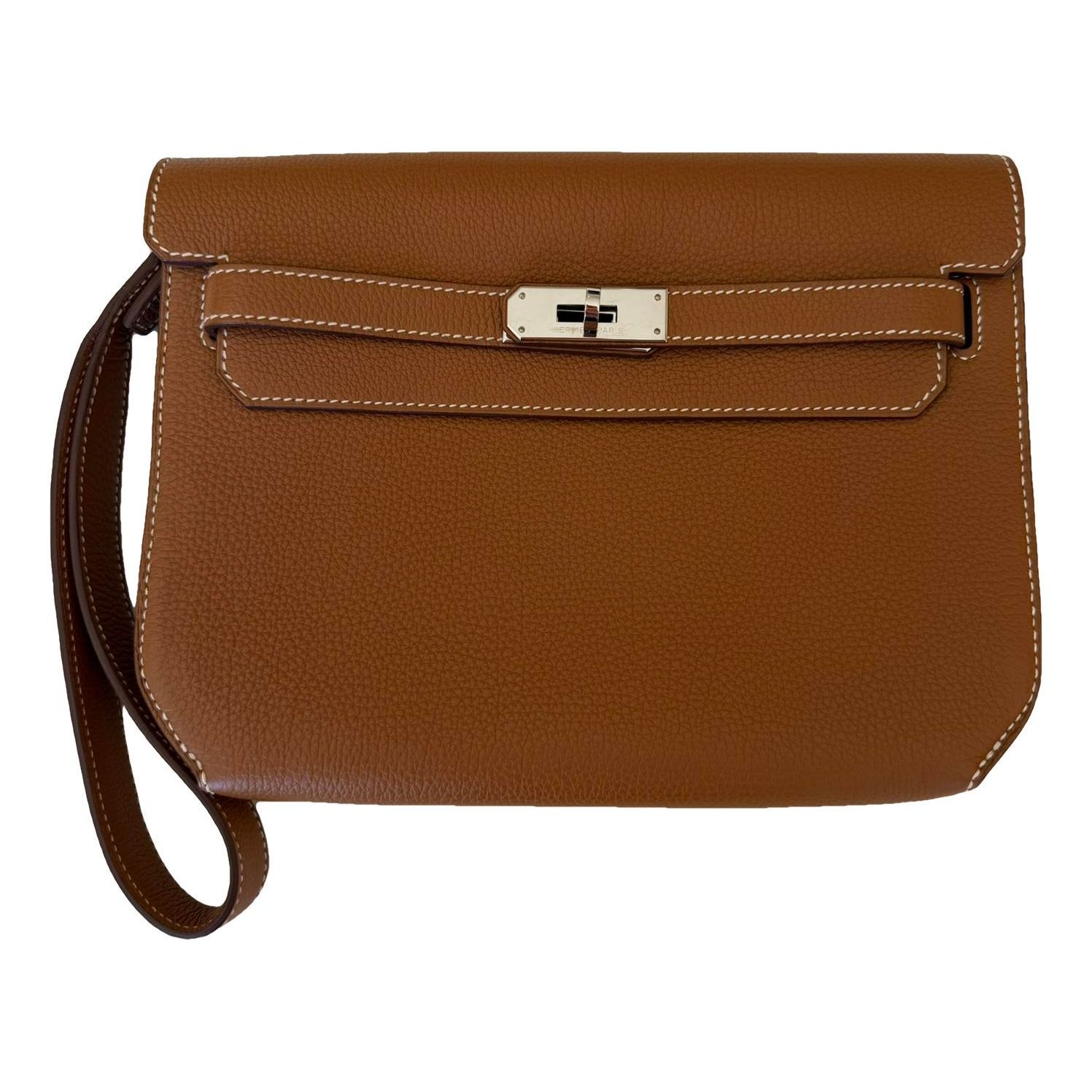 Kelly Dépêches leather clutch bag