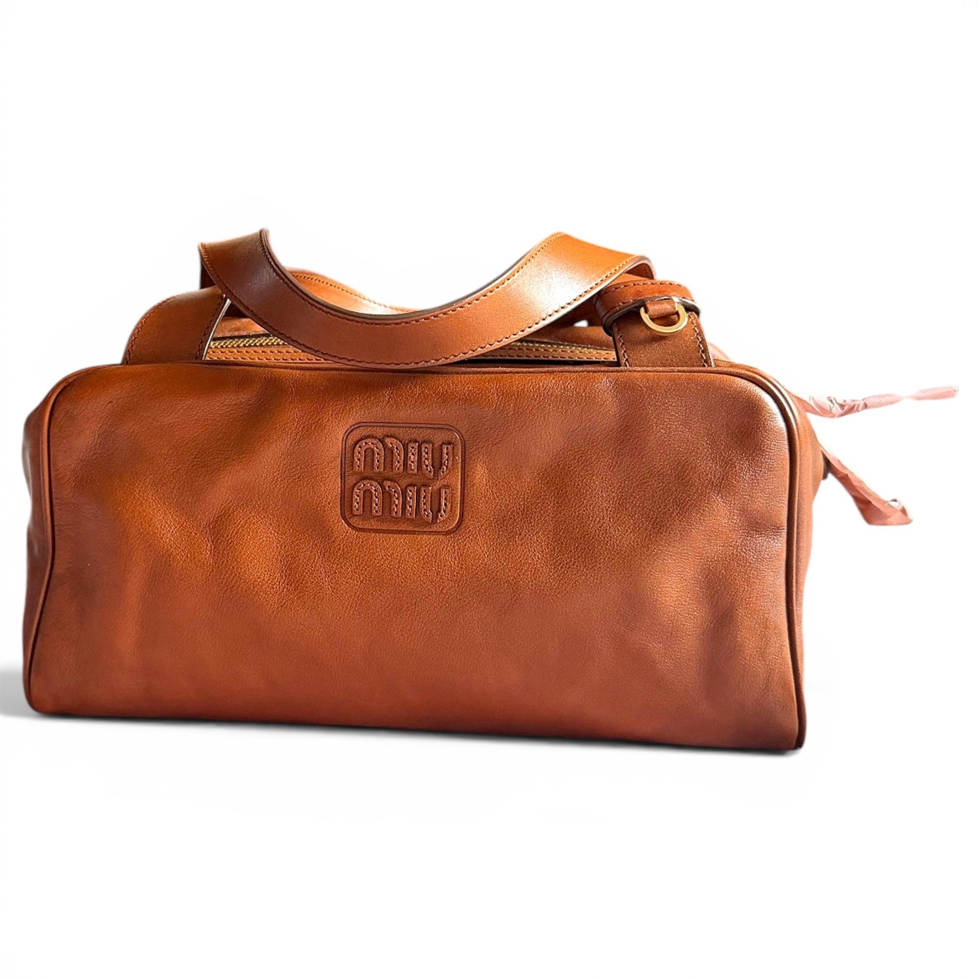 Beau leather handbag