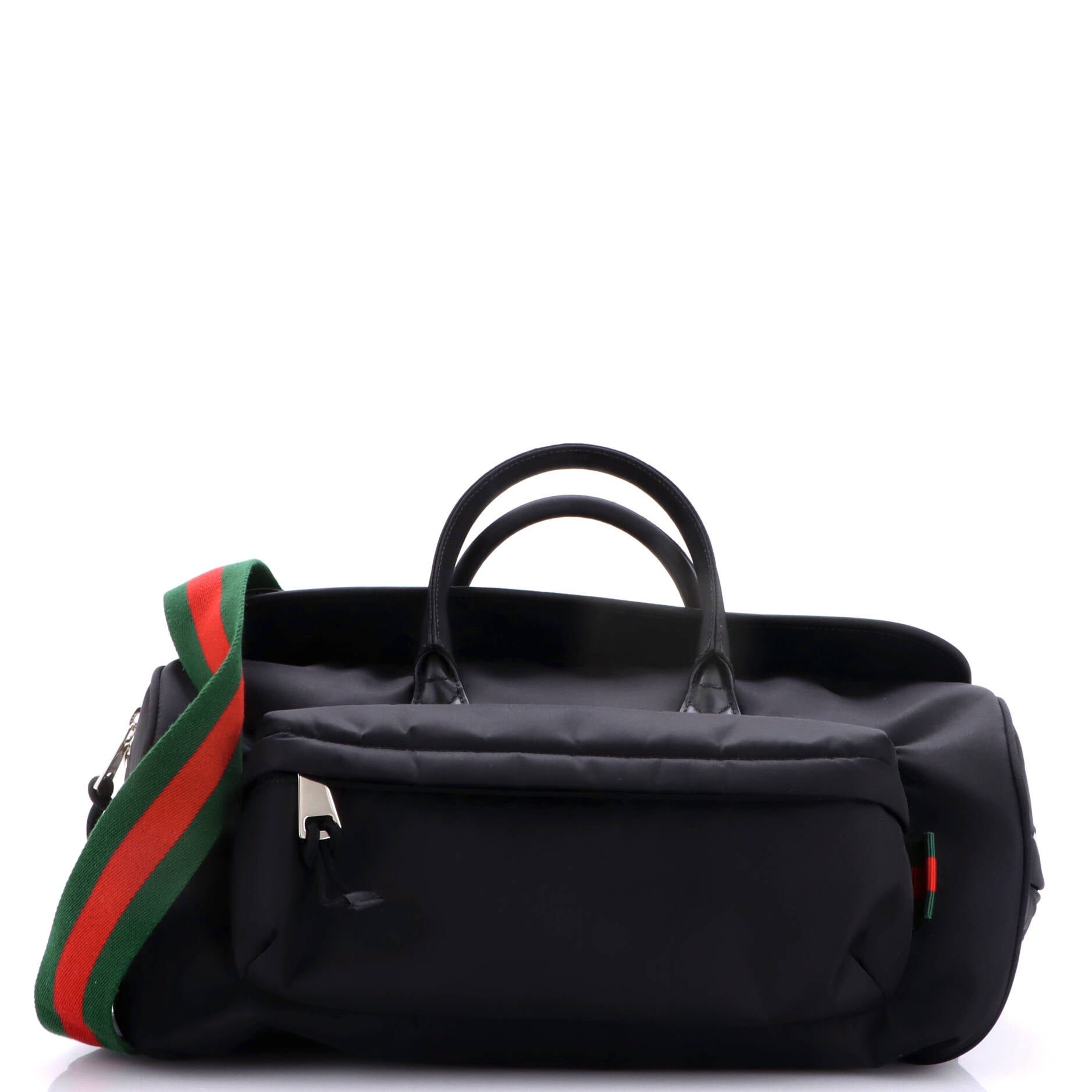 Convertible Front Pocket Duffle Bag Nylon Medium