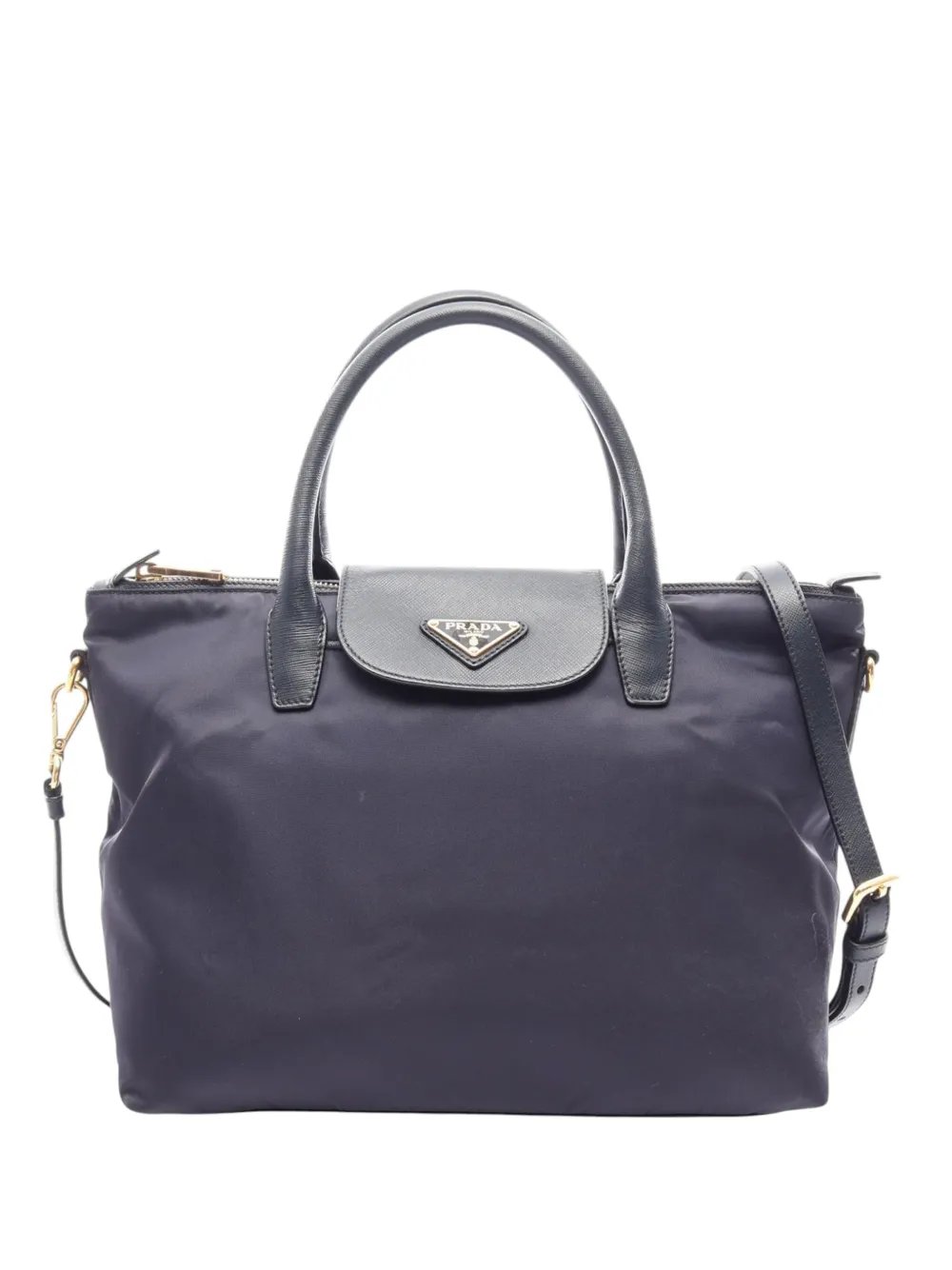 2010-2026 Saffiano Trimmed Tessuto satchel