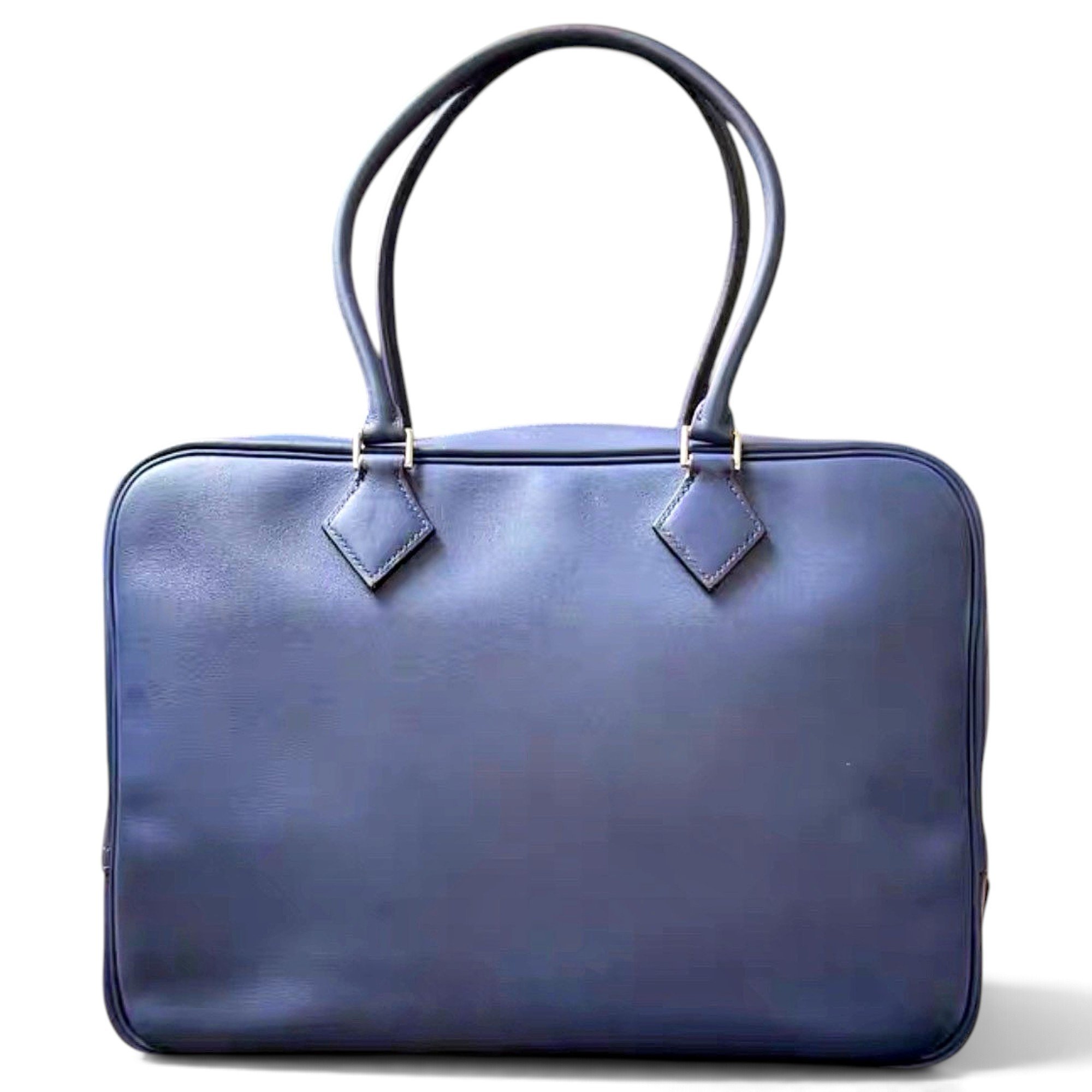 Plume leather handbag