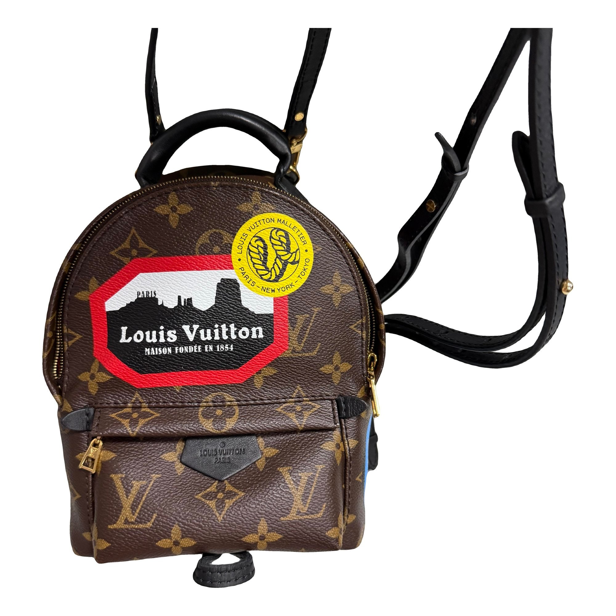 Palm Springs leather backpack