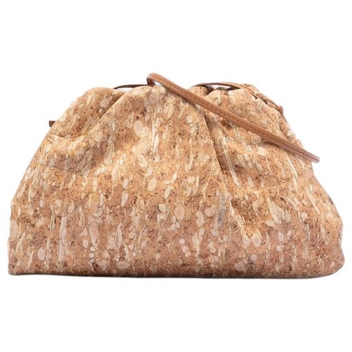 Pouch leather crossbody bag
