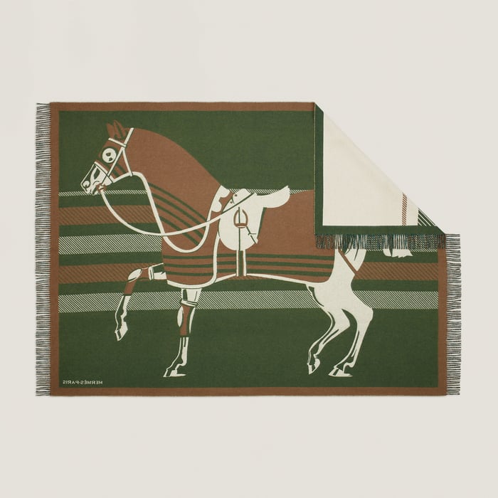 Cheval a La Couverture Blanket