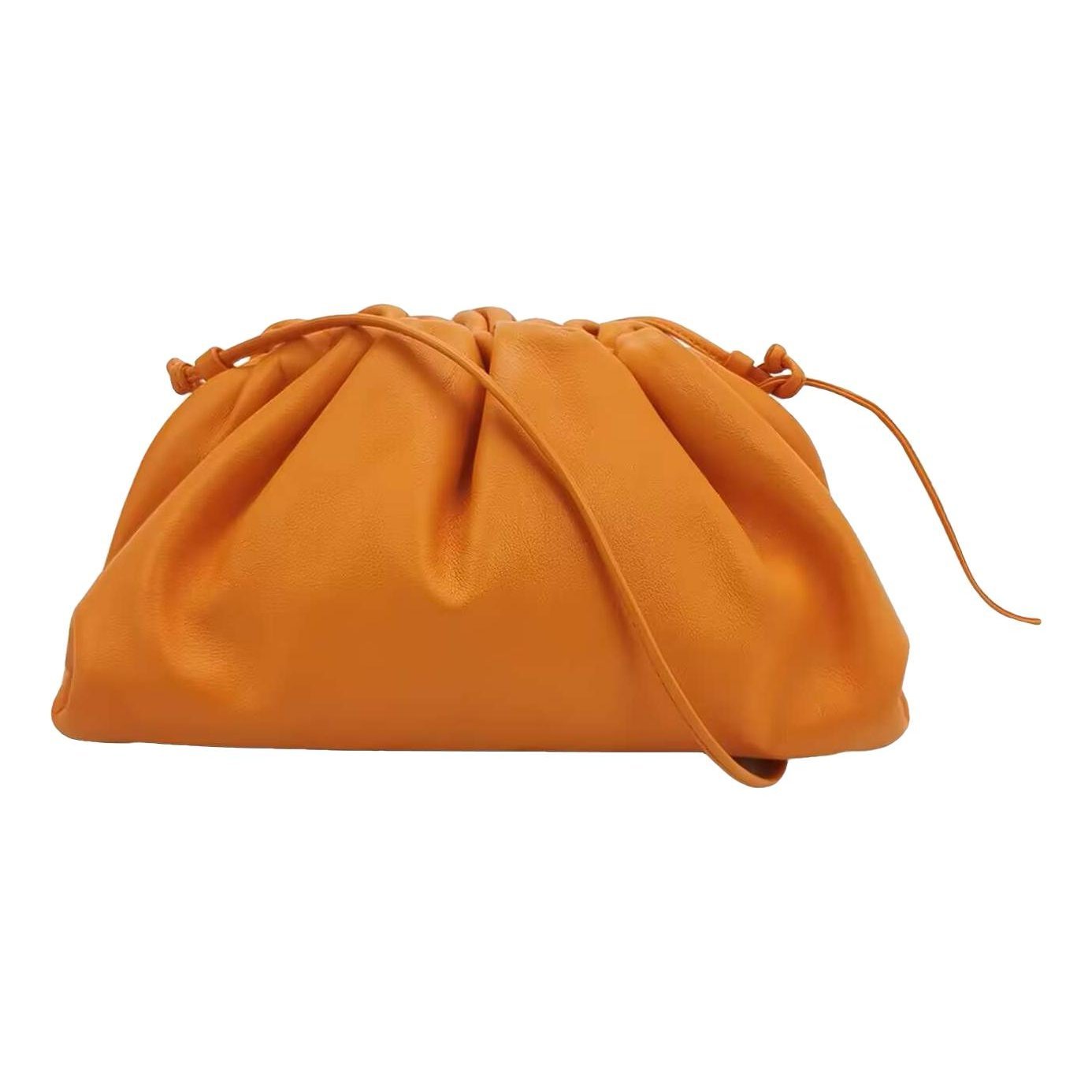 Pouch leather handbag