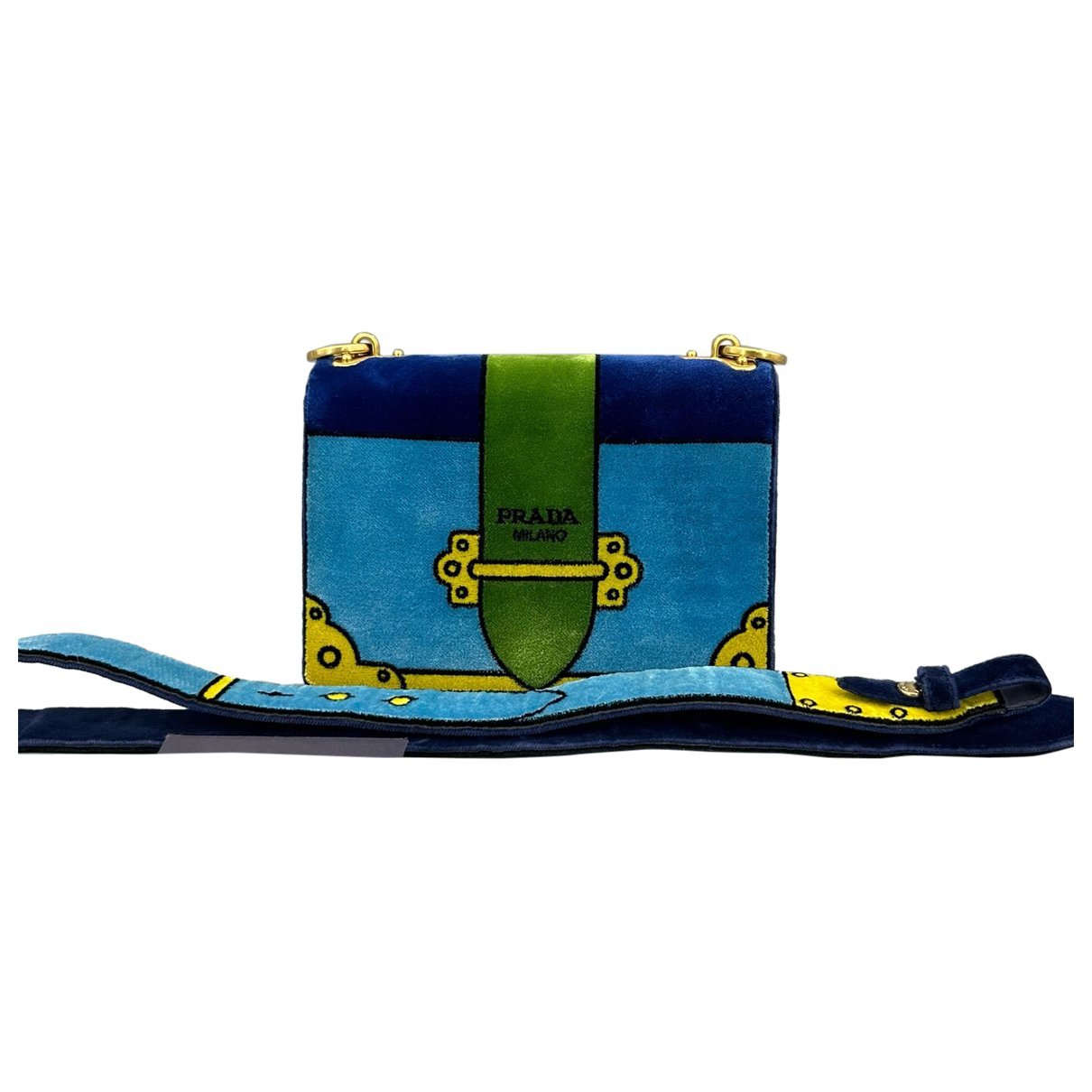 Cahier velvet crossbody bag