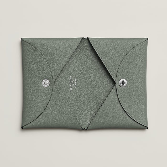 Vert Amande Calvi Card Holder