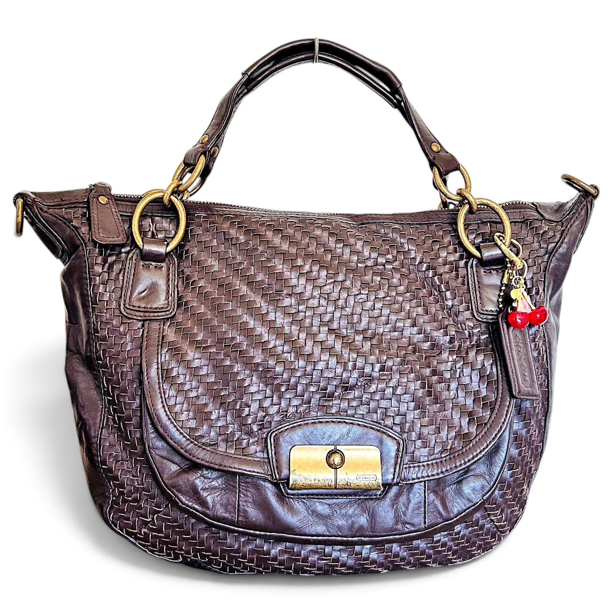 Leather handbag