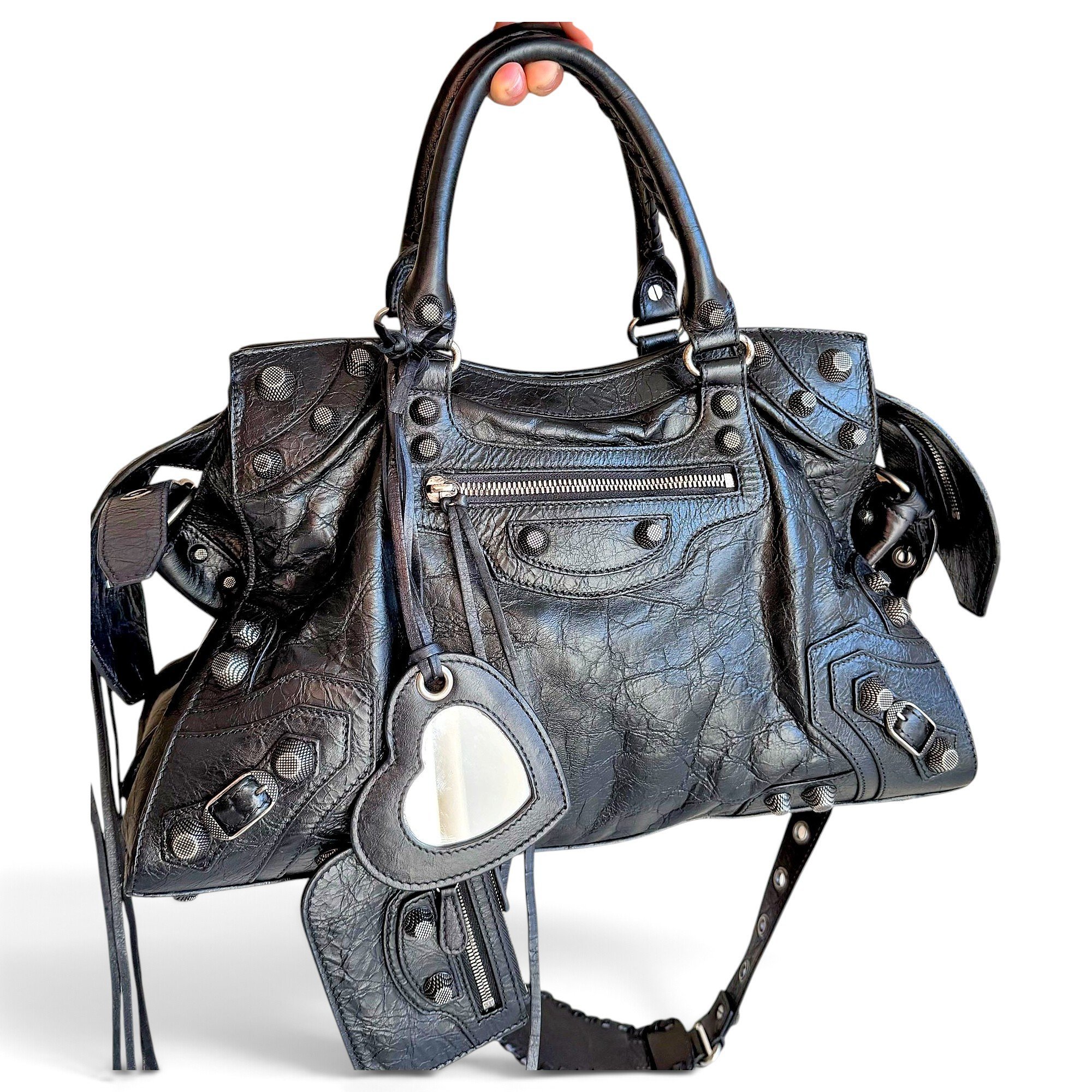 Neo Cagole City leather handbag