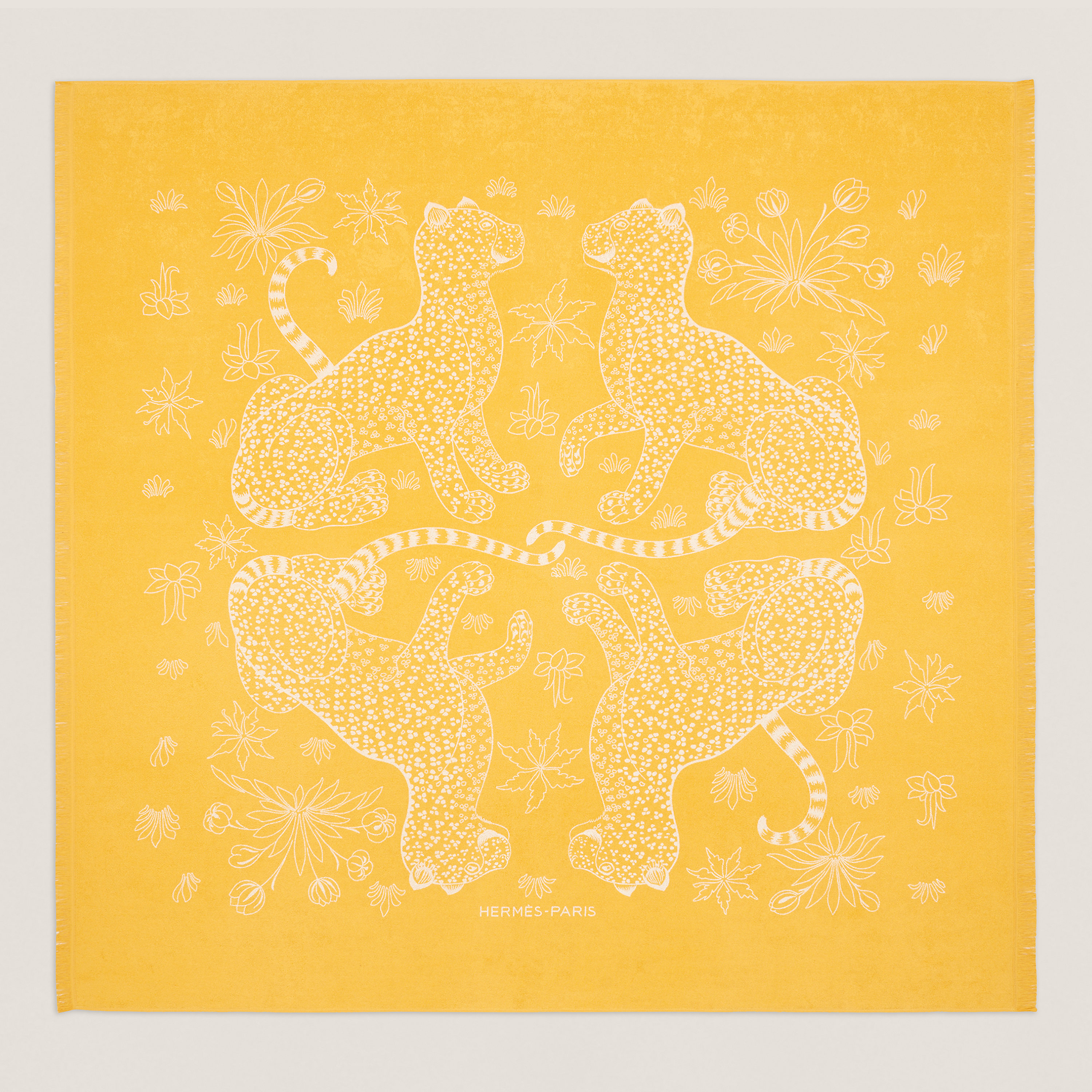 Yachting Tatoo Les Leopards beach towel, large model