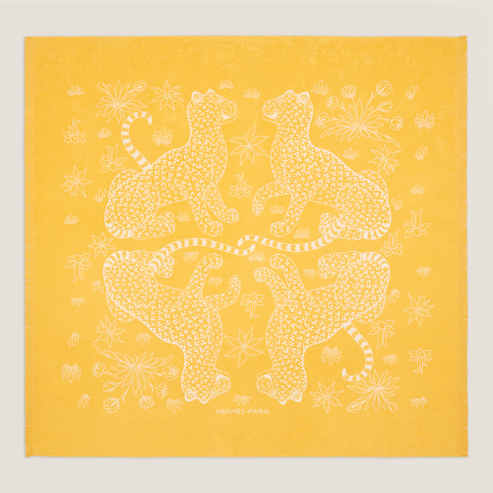Banane Yachting Tatoo Les Leopards Beach Towel, Large Model