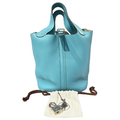 Picotin leather handbag