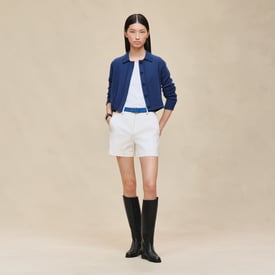 Short shirt cardigan