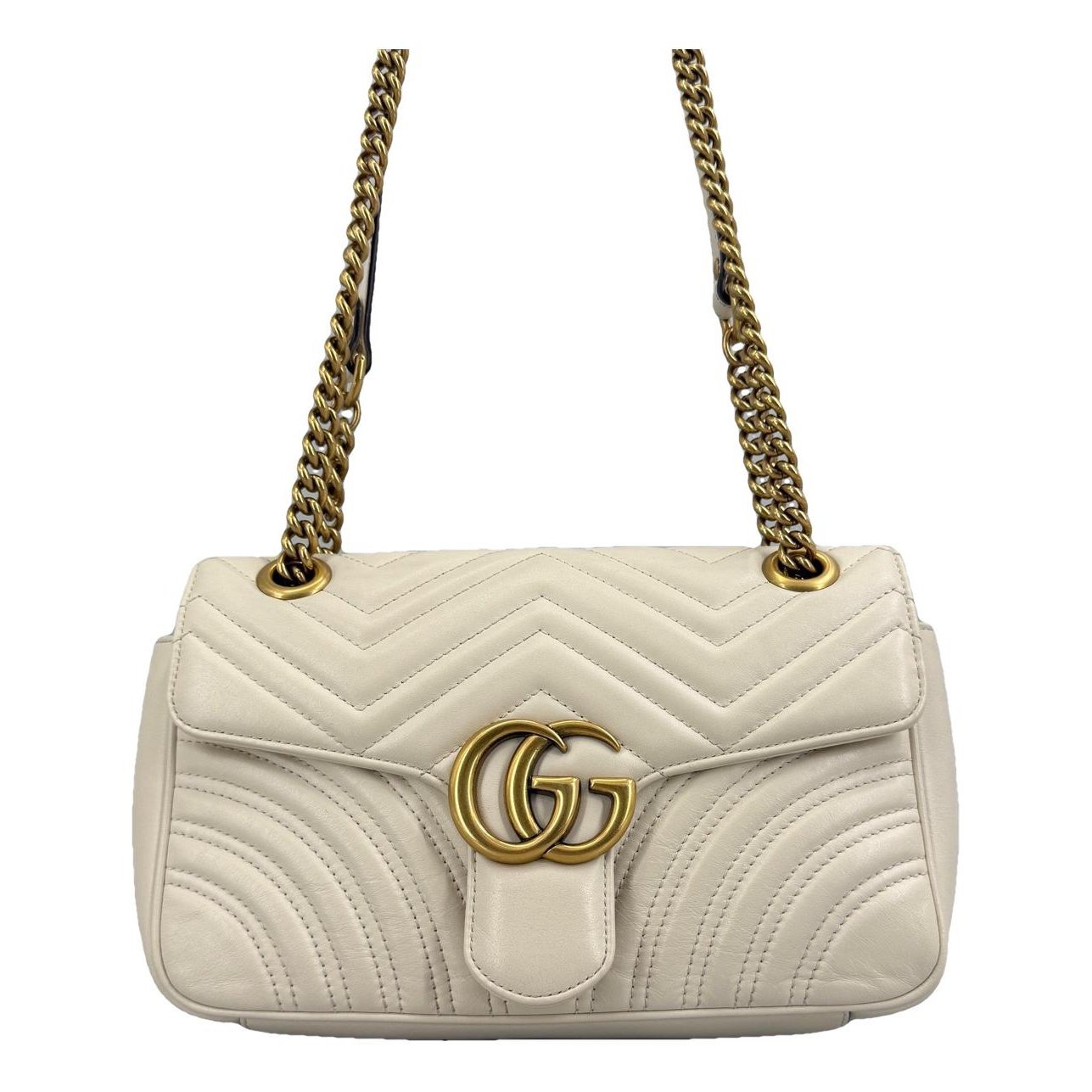 GG Marmont Flap leather handbag