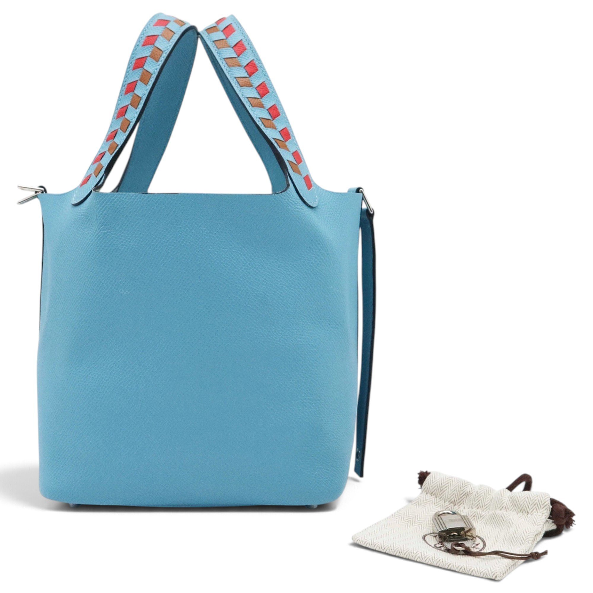 Picotin leather handbag