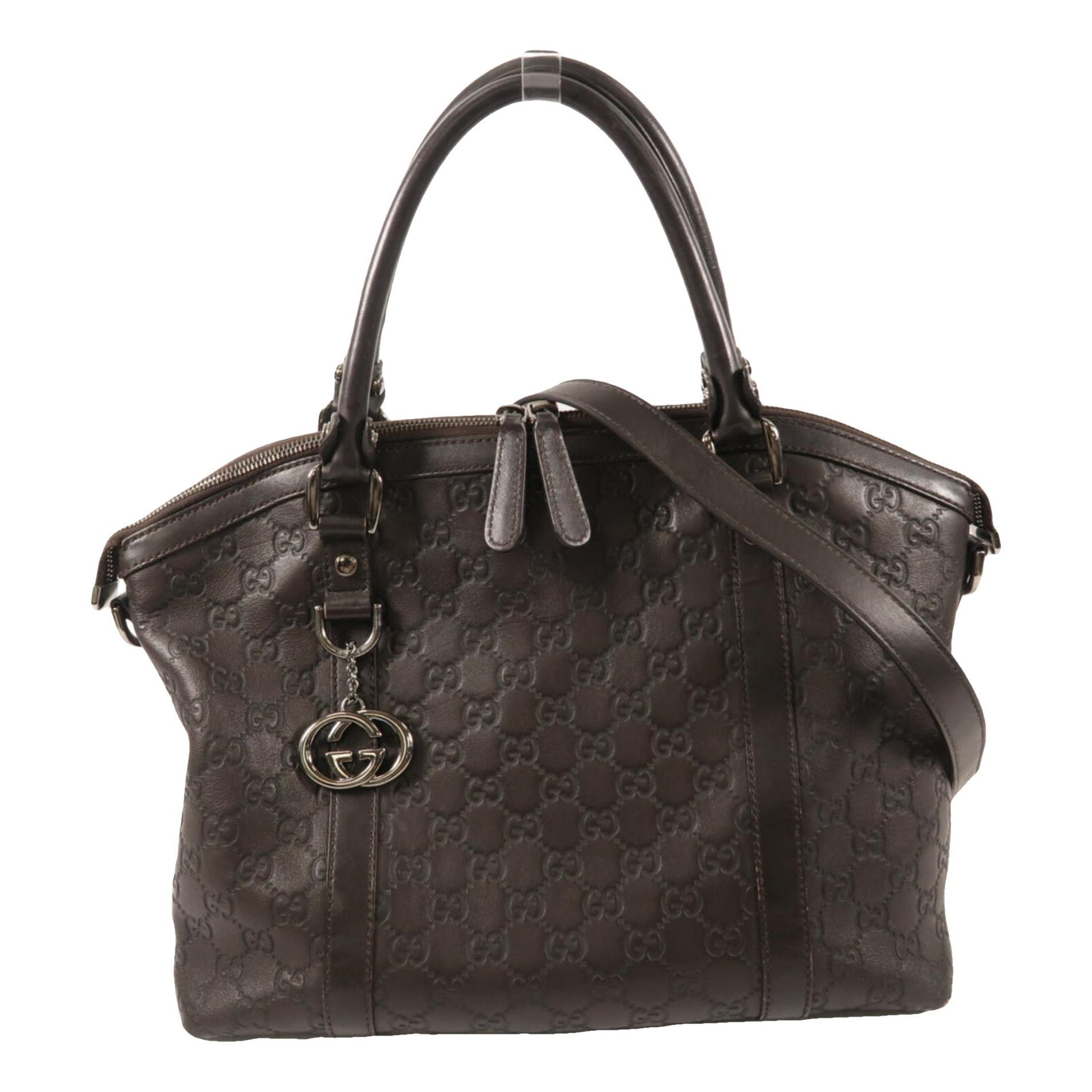 Leather handbag