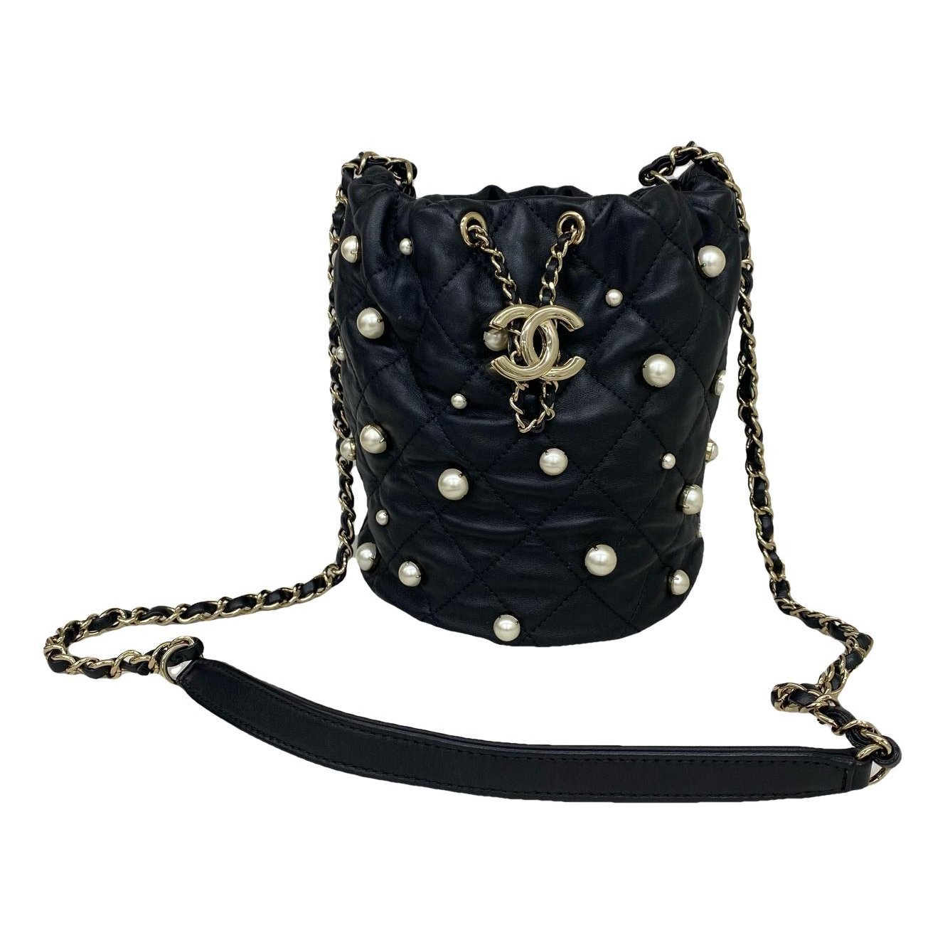 Gabrielle Bucket leather handbag