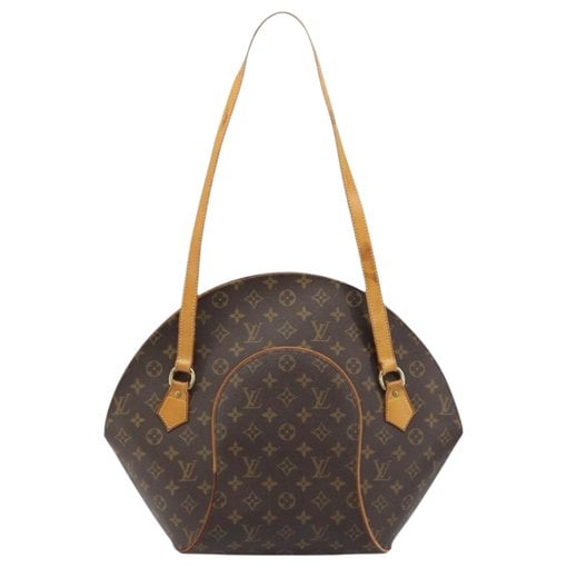 Ellipse leather handbag