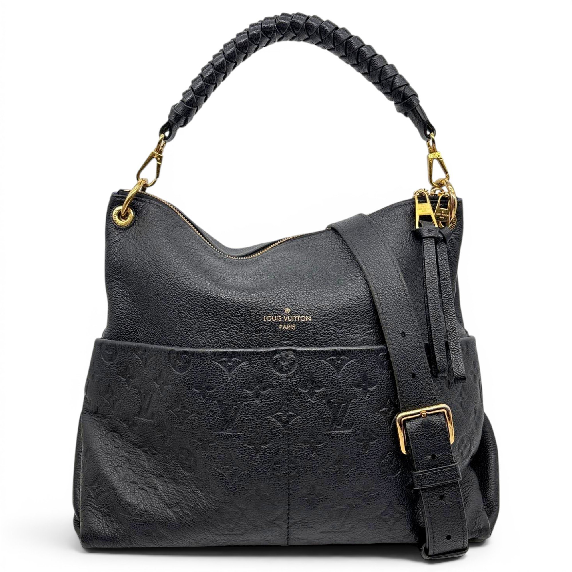 Maida leather handbag