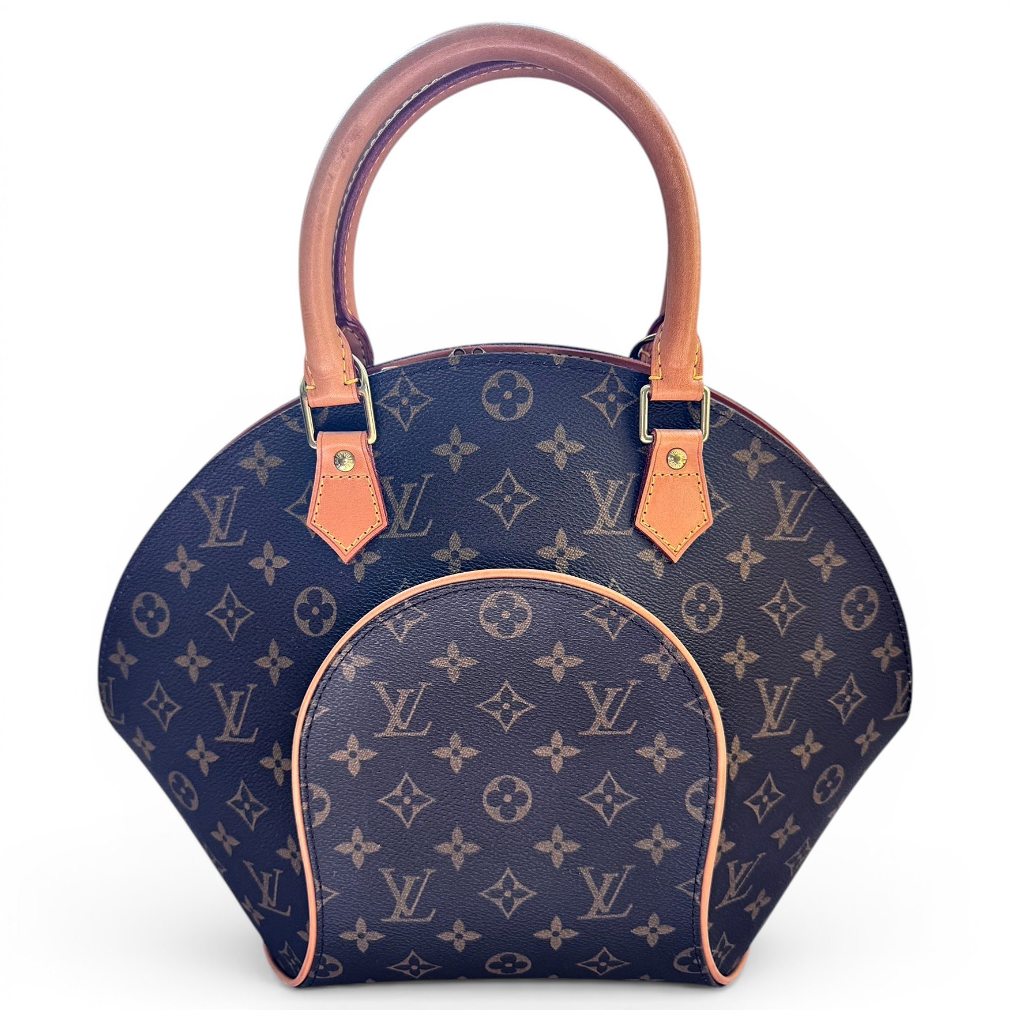 Ellipse leather bag