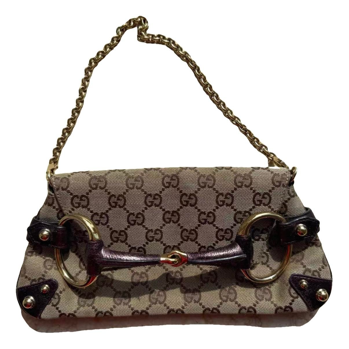 Horsebit Chain cloth handbag