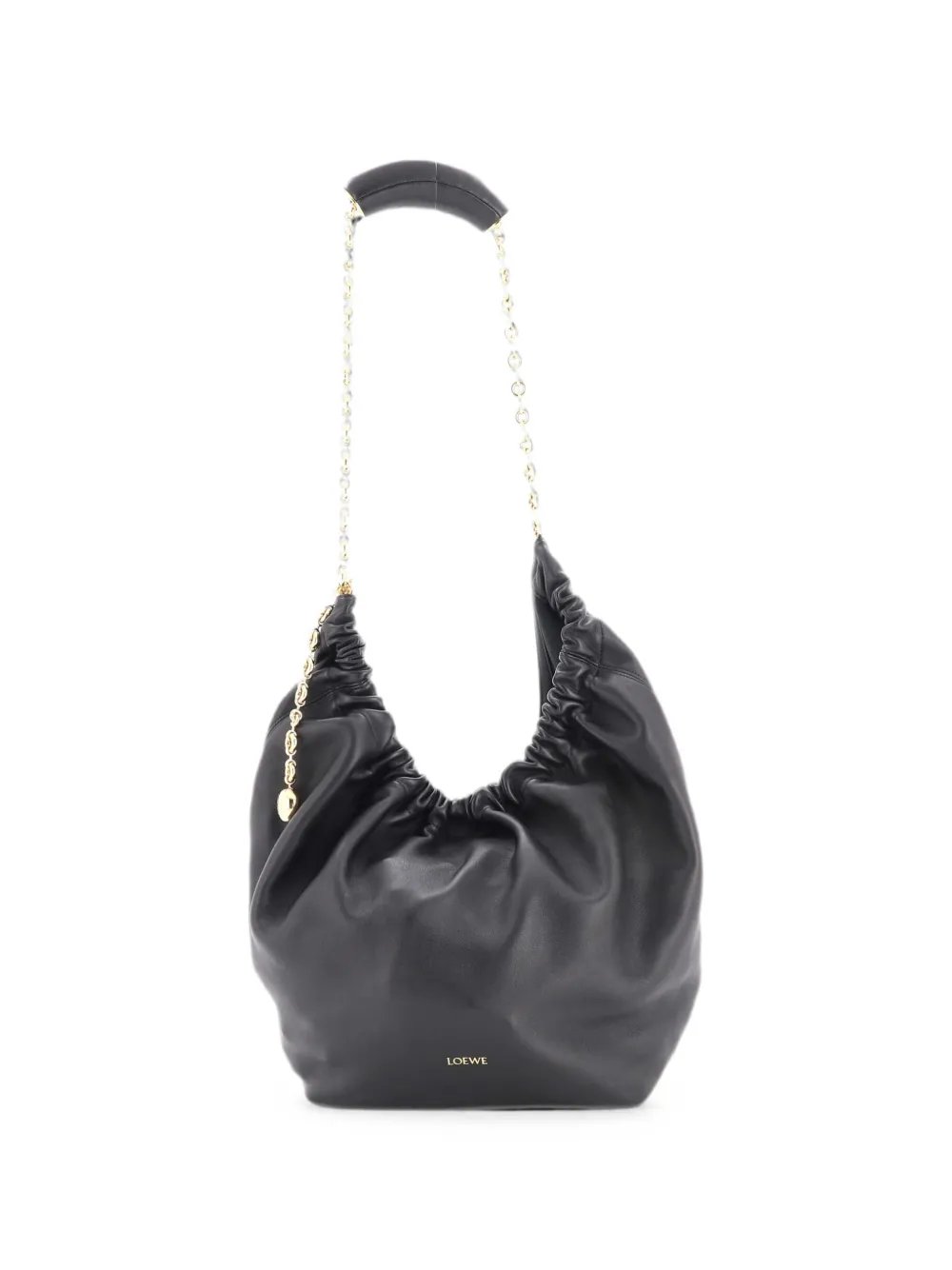 Squeeze Leather Small hobo bag