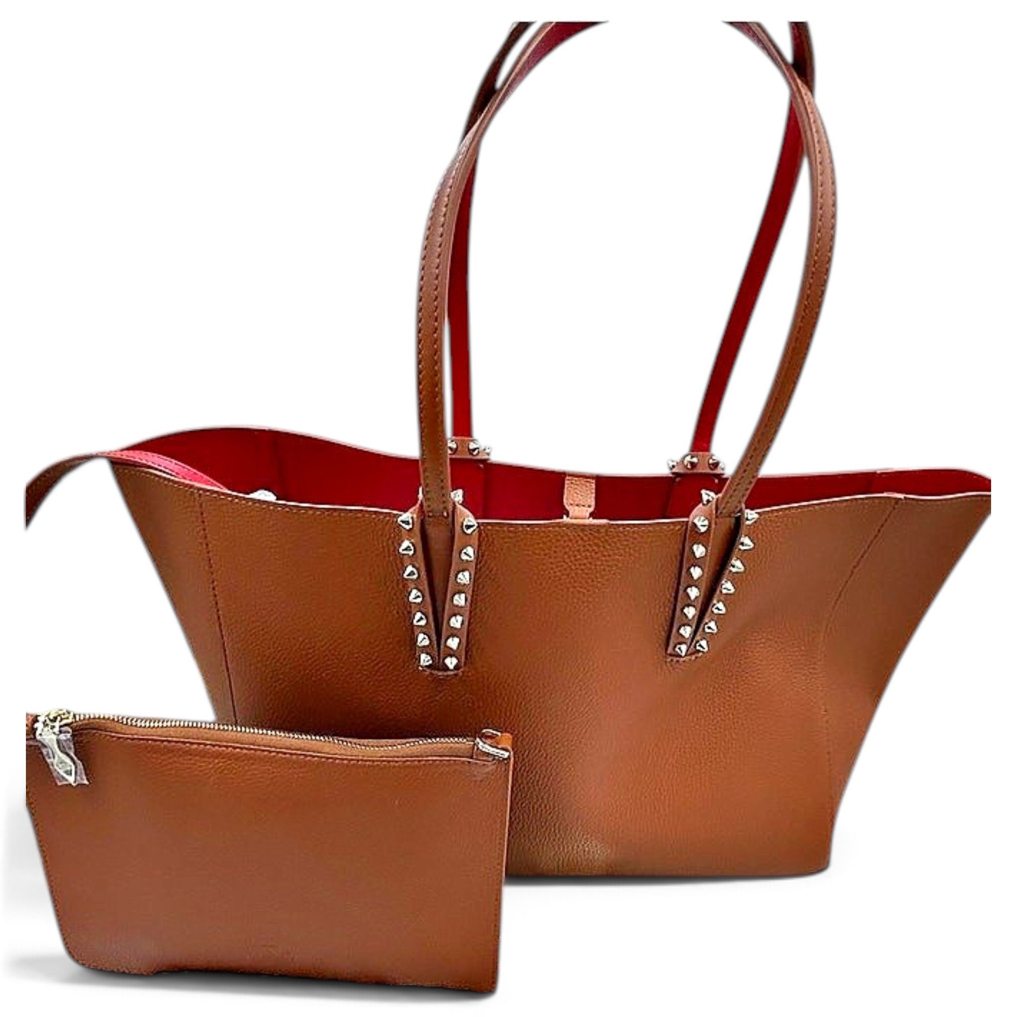 Leather tote