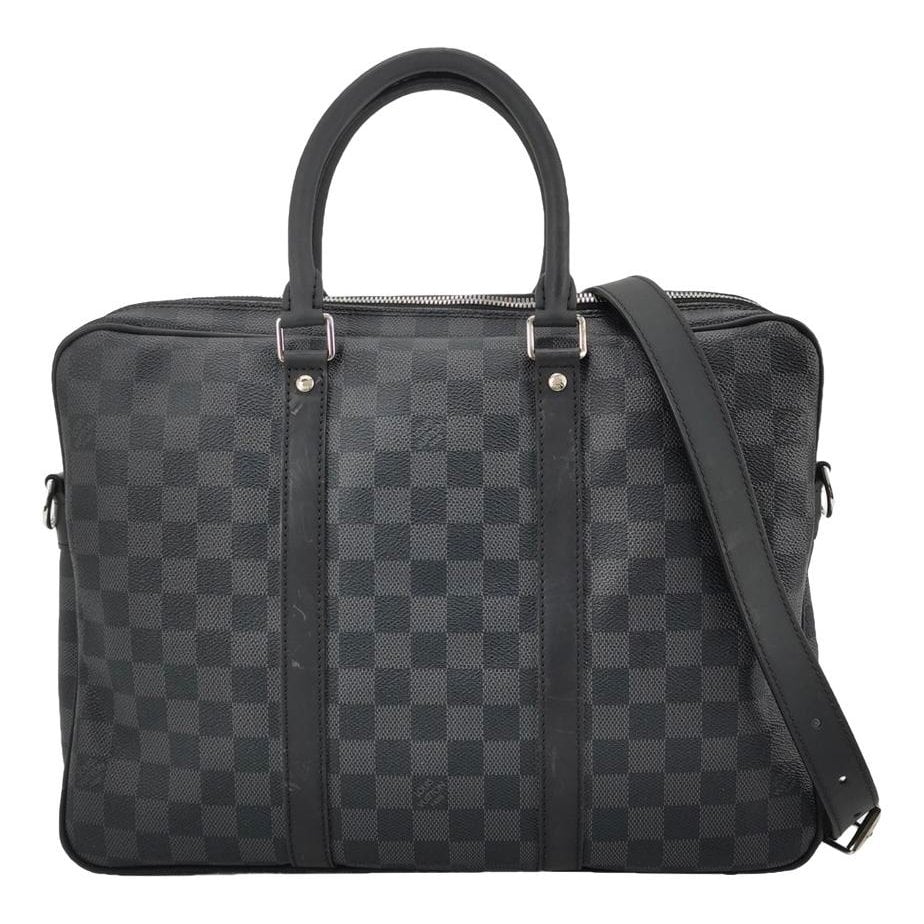 Porte Documents Voyage leather handbag