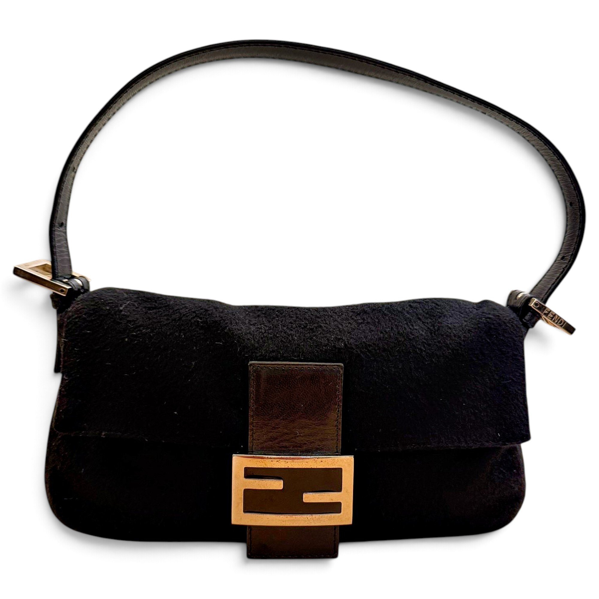 Baguette wool clutch bag