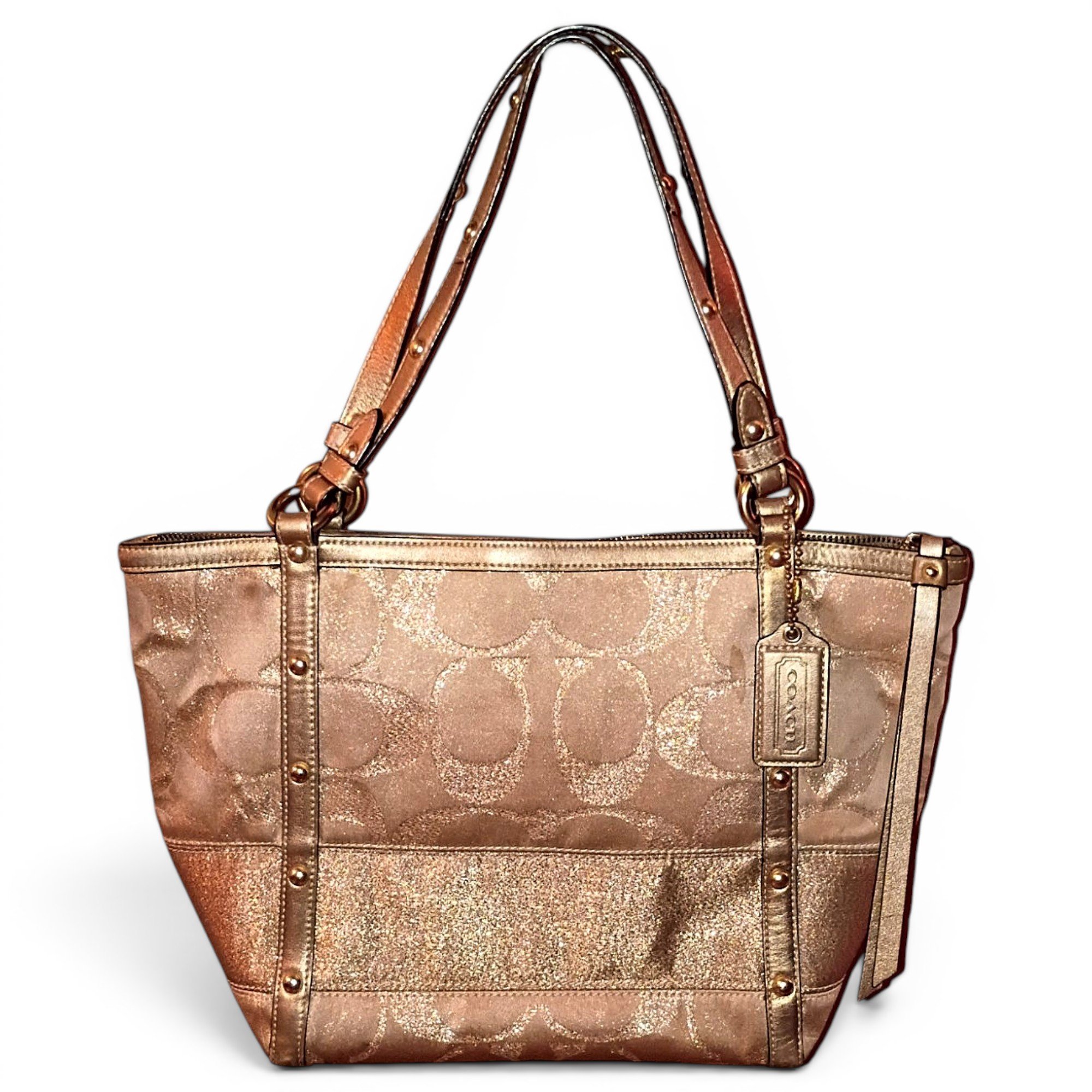 Patent leather handbag