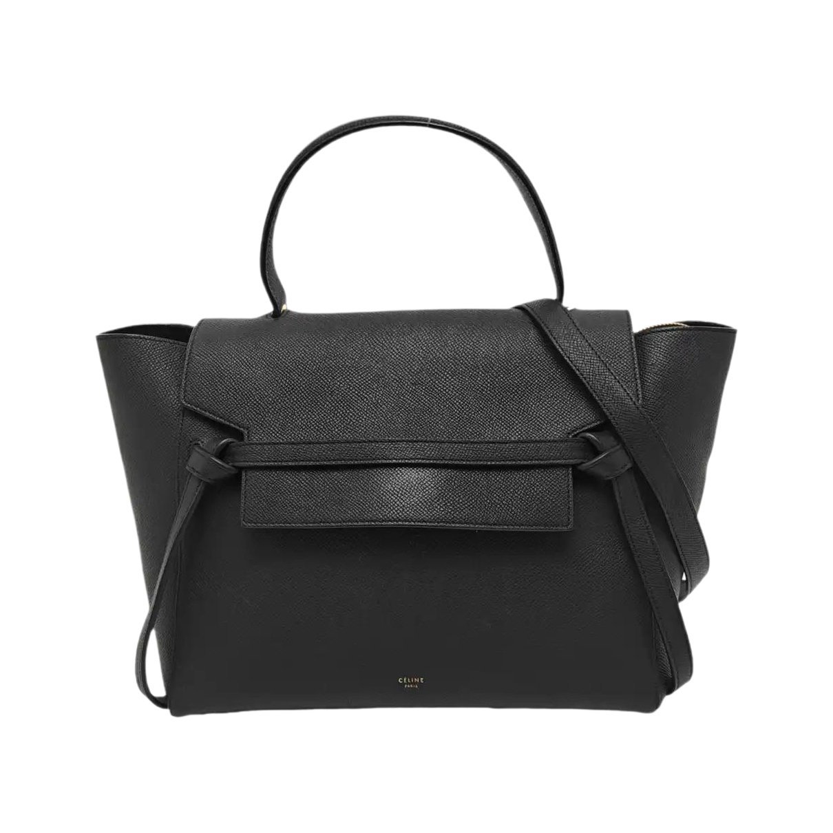 Belt leather handbag