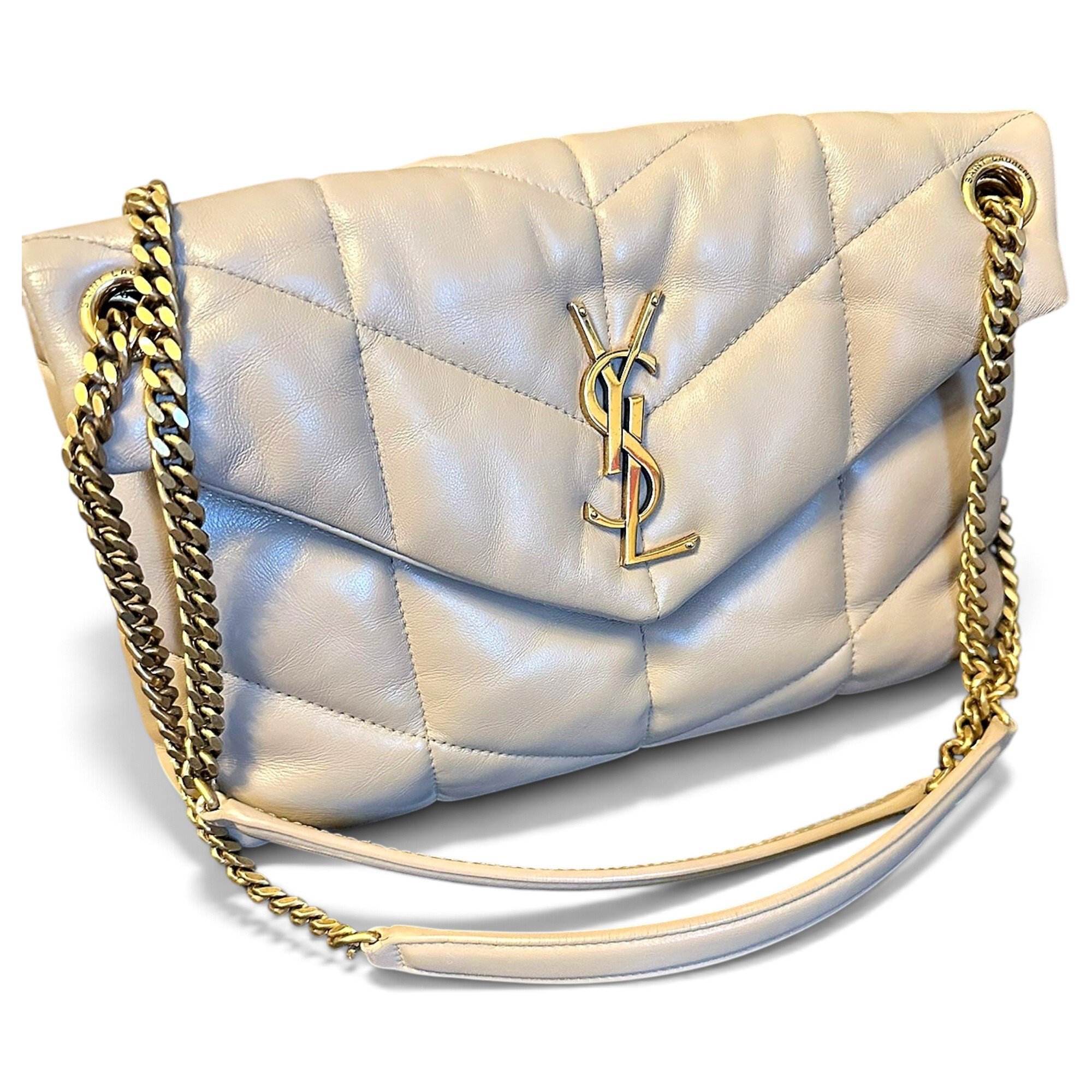 Loulou Puffer leather crossbody bag