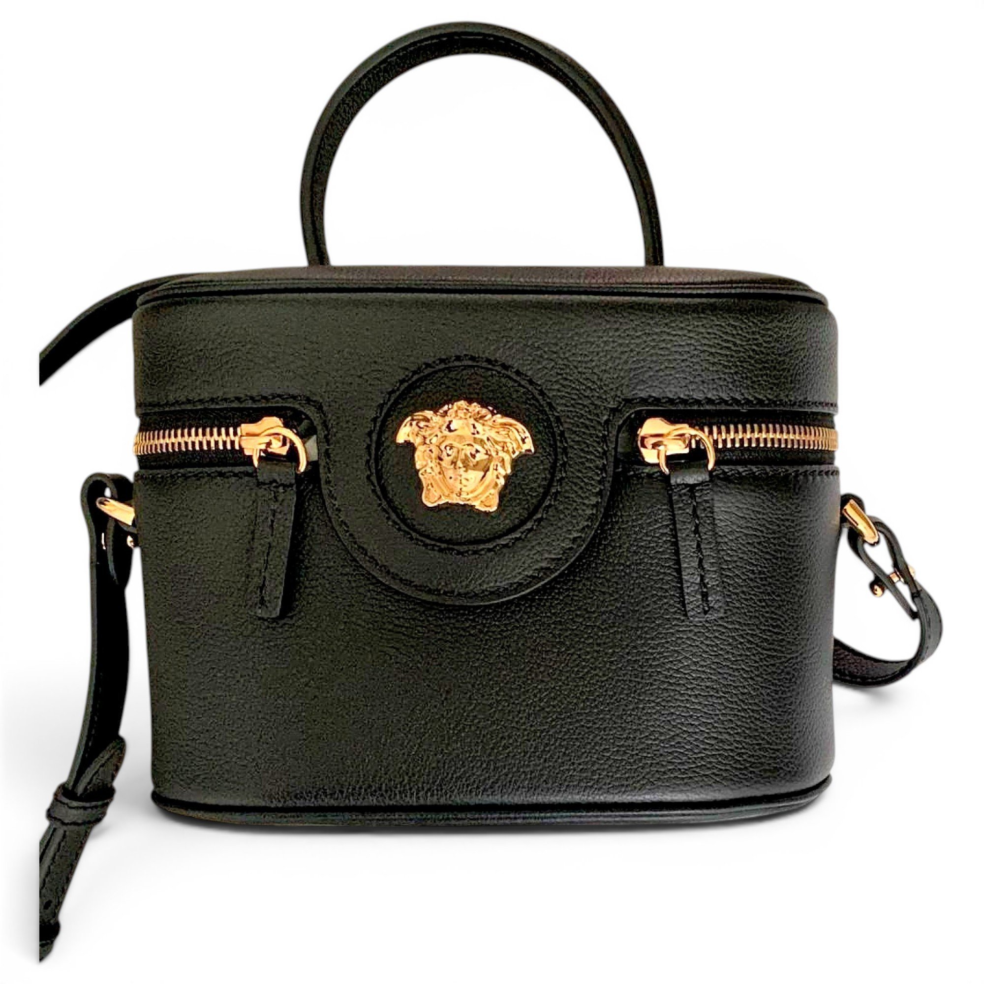 La Medusa leather mini bag