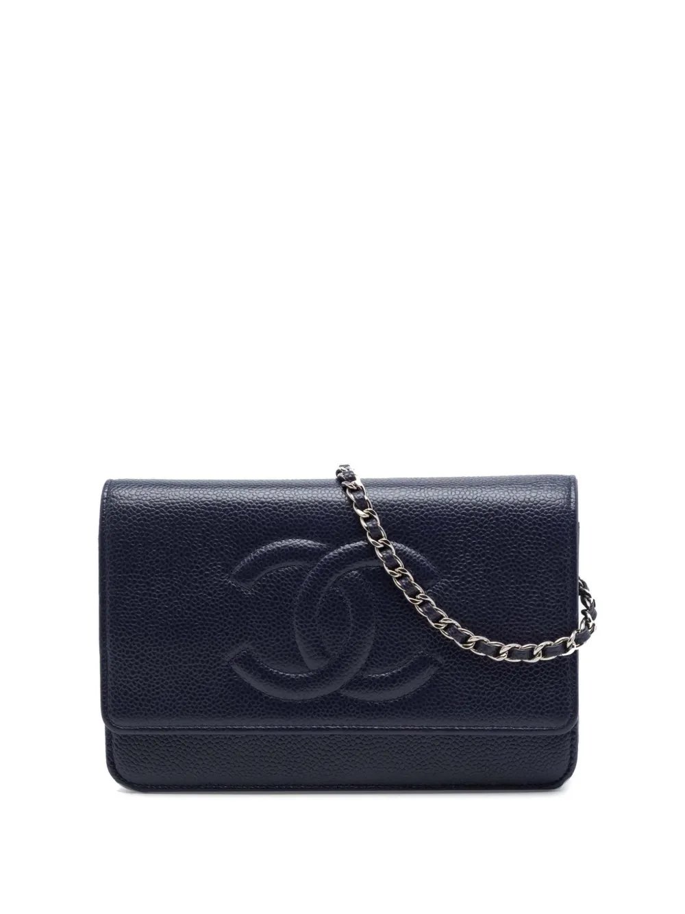 2016-2017 CC Caviar Wallet On Chain crossbody bag