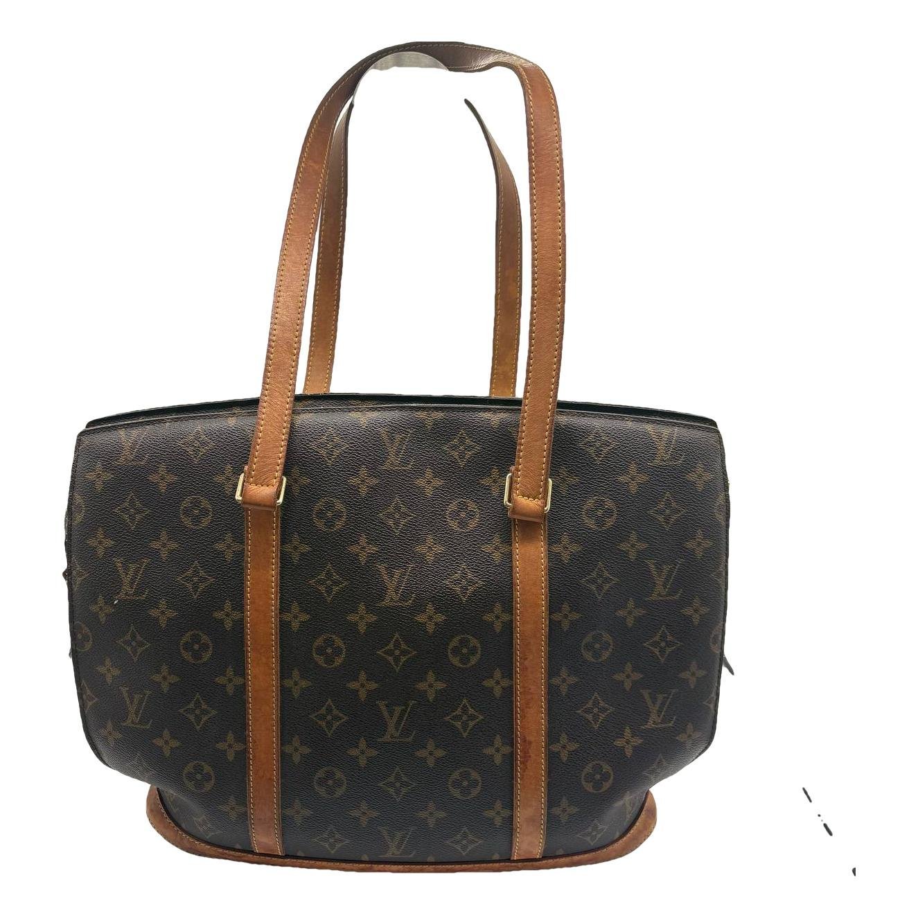 Babylone vintage leather tote