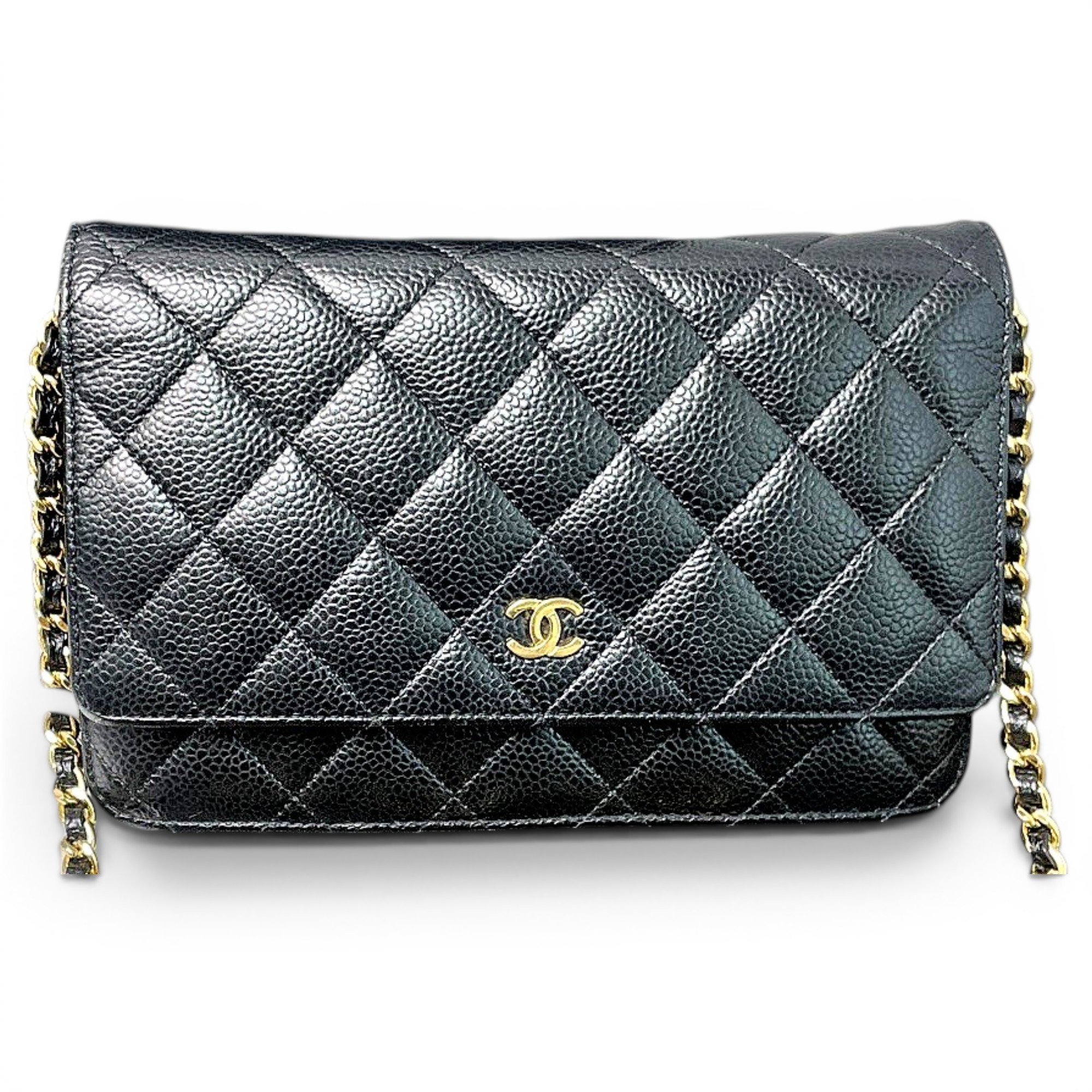 Wallet On Chain Timeless/Classique leather crossbody bag