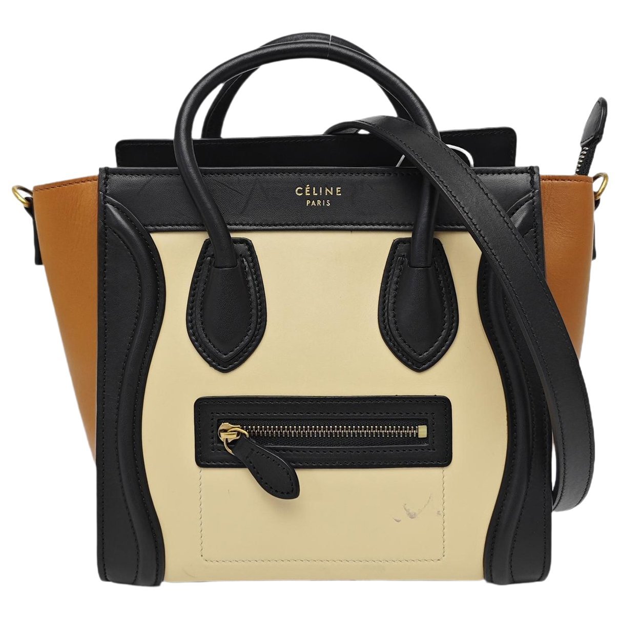 Luggage leather handbag