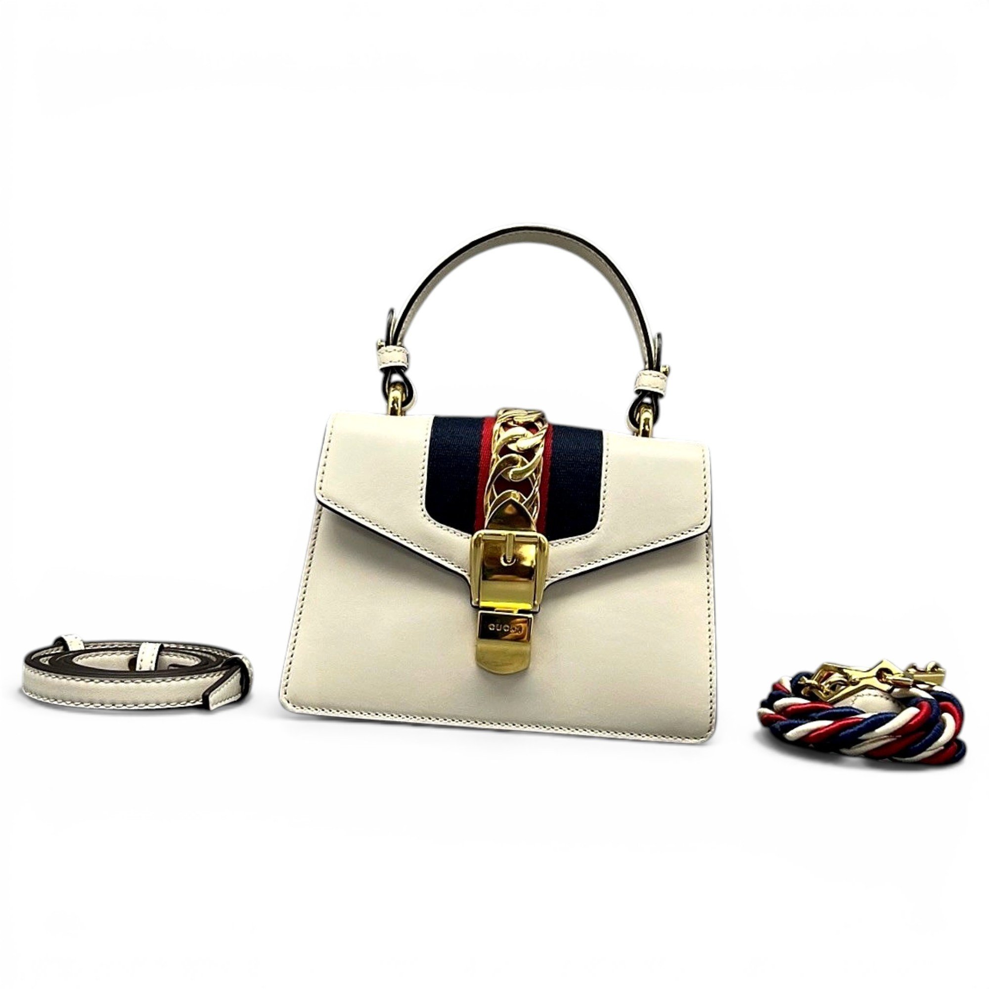 Sylvie Top Handle leather handbag