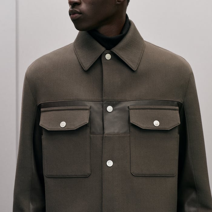 Taupe Overshirt