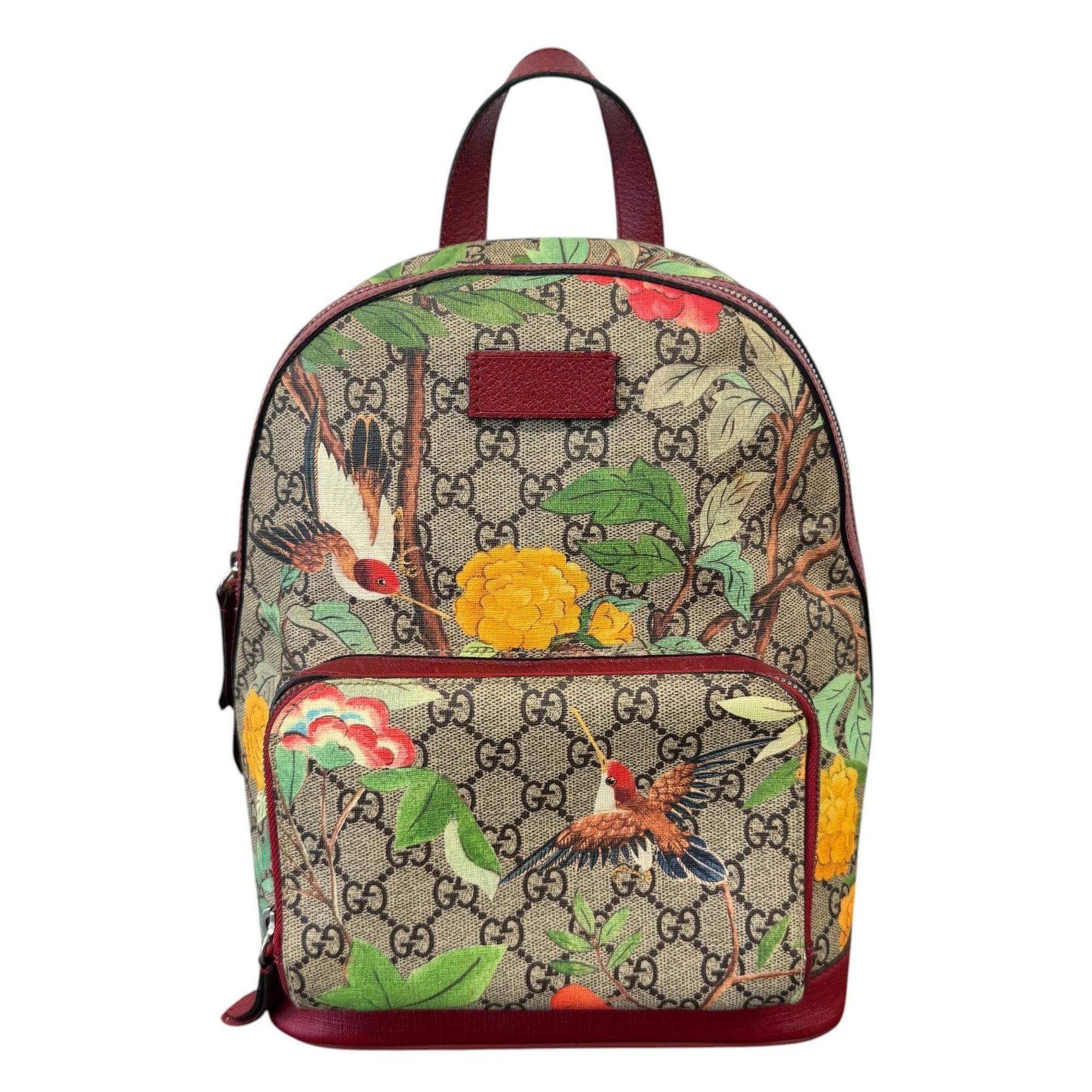 Leather backpack