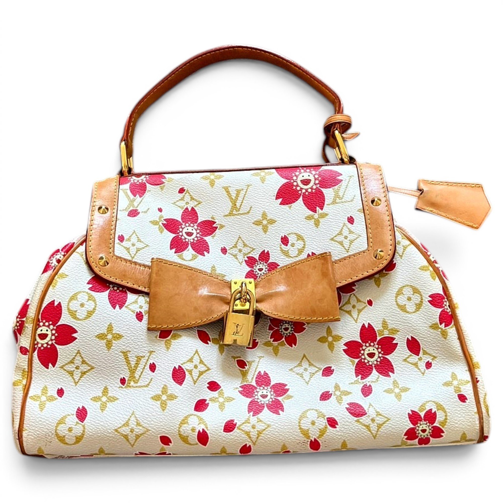 Eye love you patent leather handbag